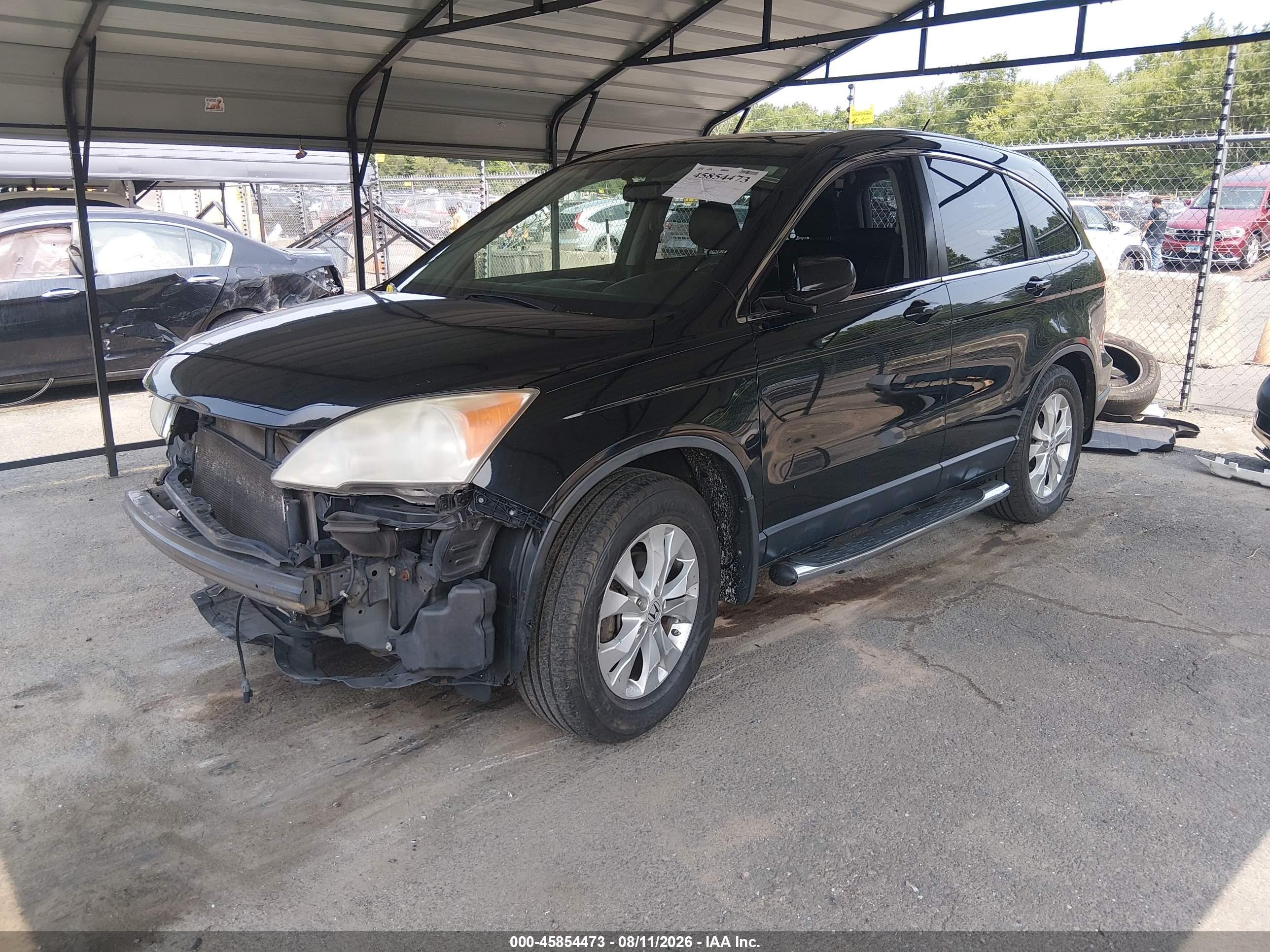 2011 Honda Cr-v Ex-l Black vin: JHLRE4H79BC034296
