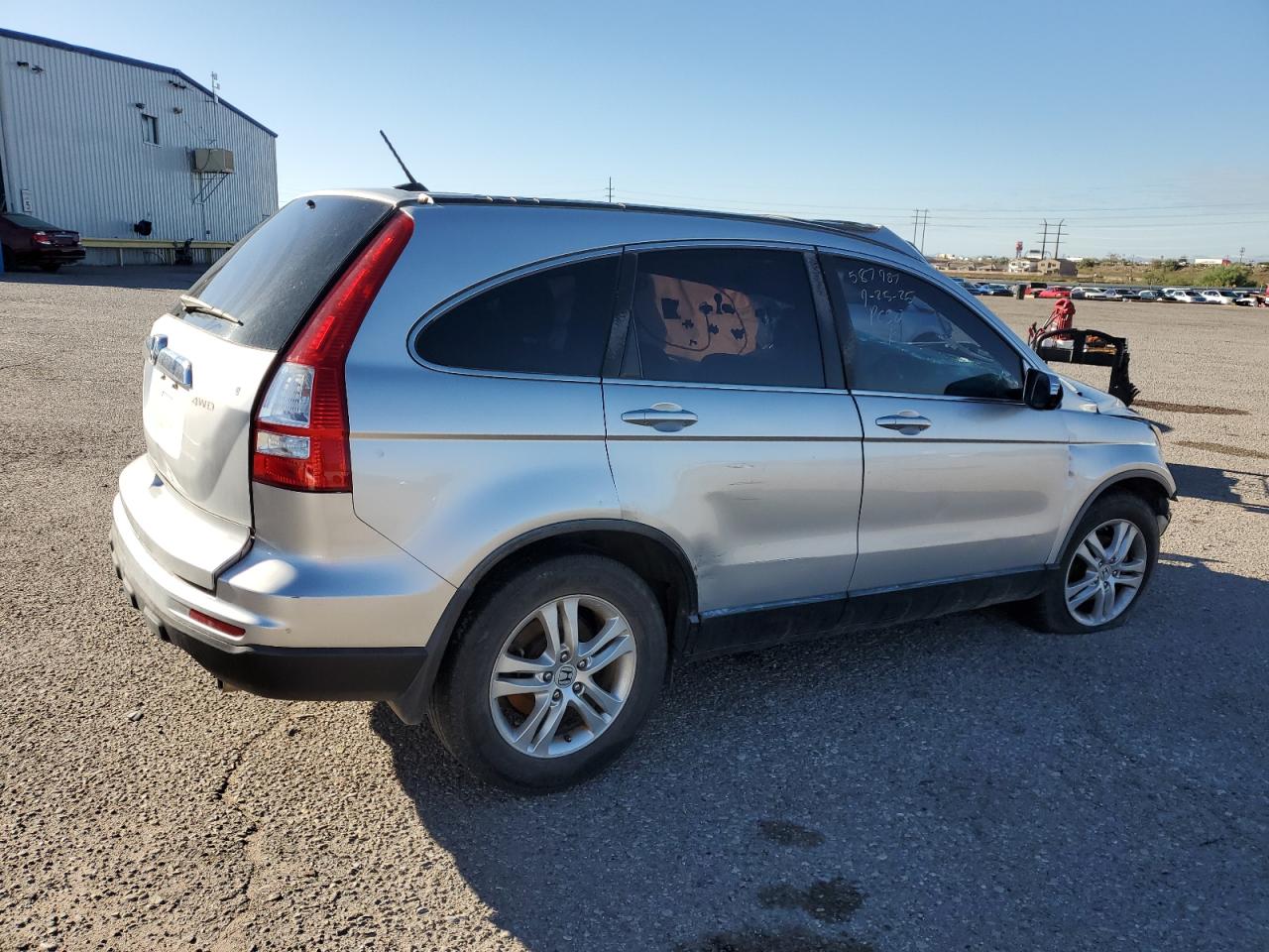2010 Honda Cr-v Exl Silver vin: JHLRE4H7XAC000091