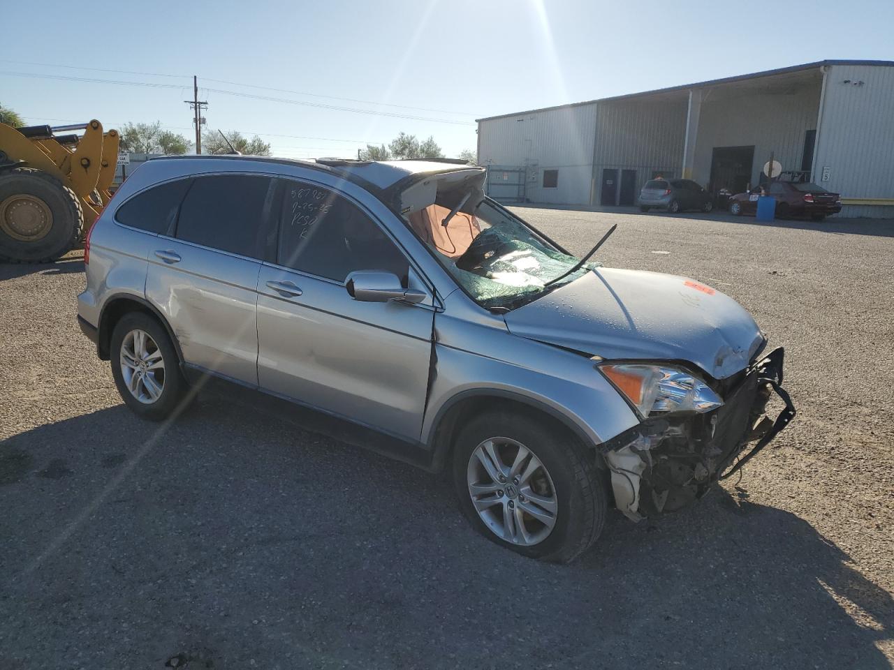 2010 Honda Cr-v Exl Silver vin: JHLRE4H7XAC000091