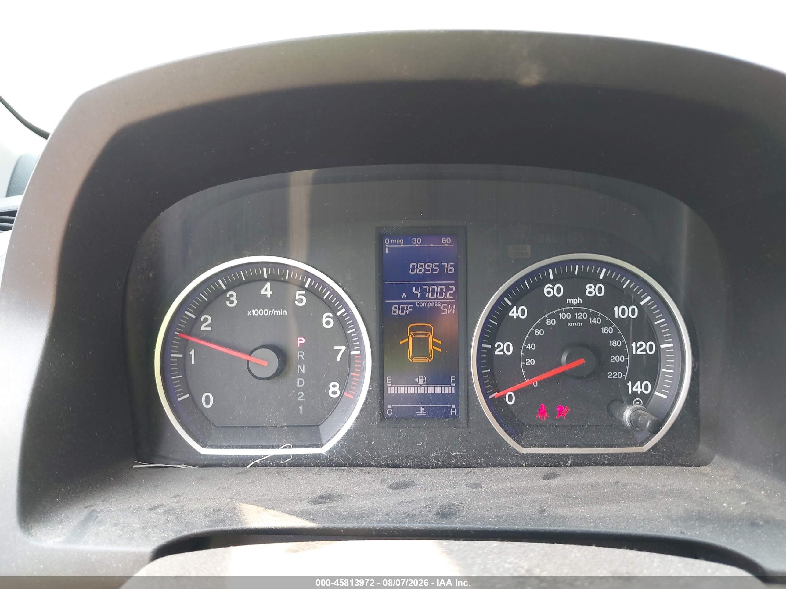 2010 Honda Cr-v Ex-l Red vin: JHLRE4H7XAC001189