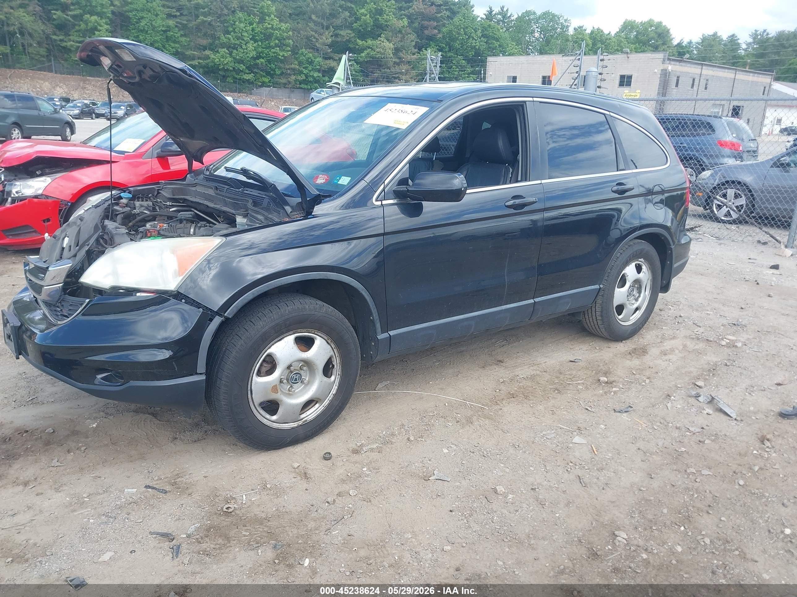 2010 Honda Cr-v Ex-l Черный vin: JHLRE4H7XAC012760