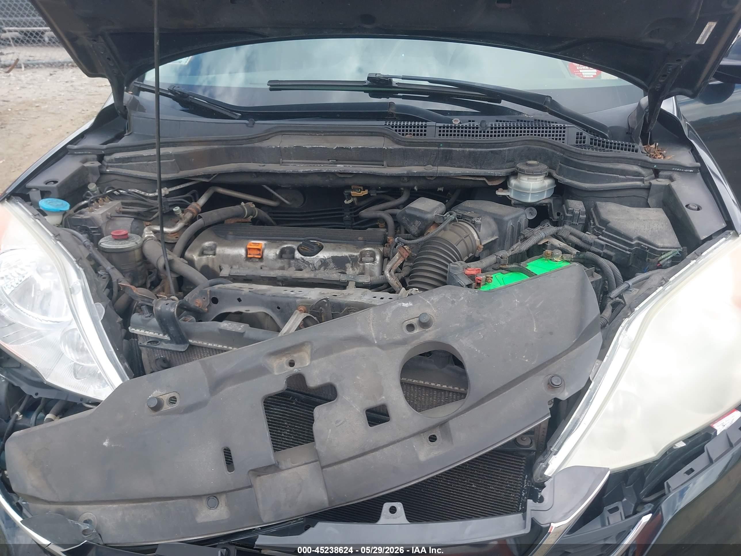 2010 Honda Cr-v Ex-l Черный vin: JHLRE4H7XAC012760