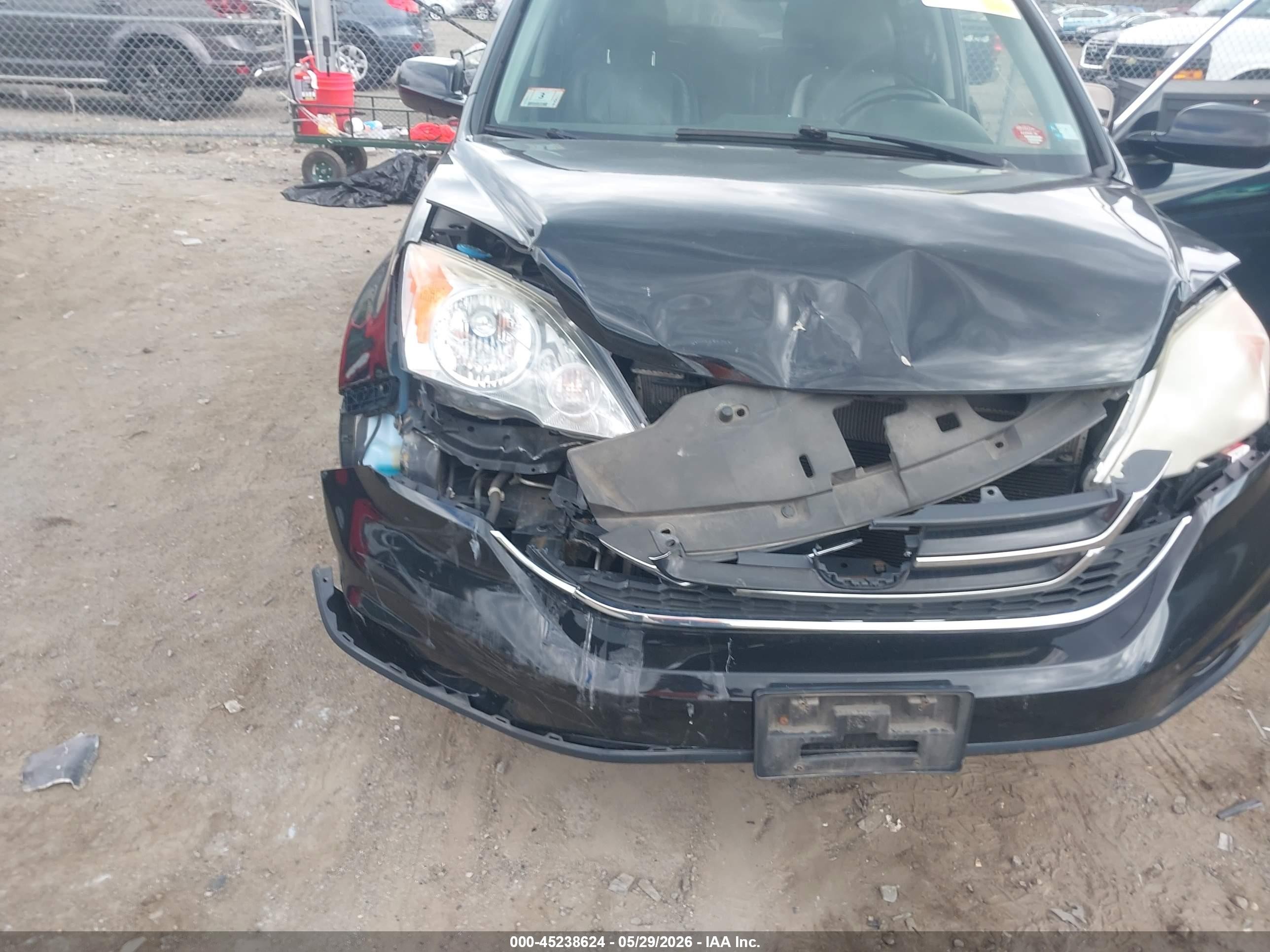 2010 Honda Cr-v Ex-l Черный vin: JHLRE4H7XAC012760