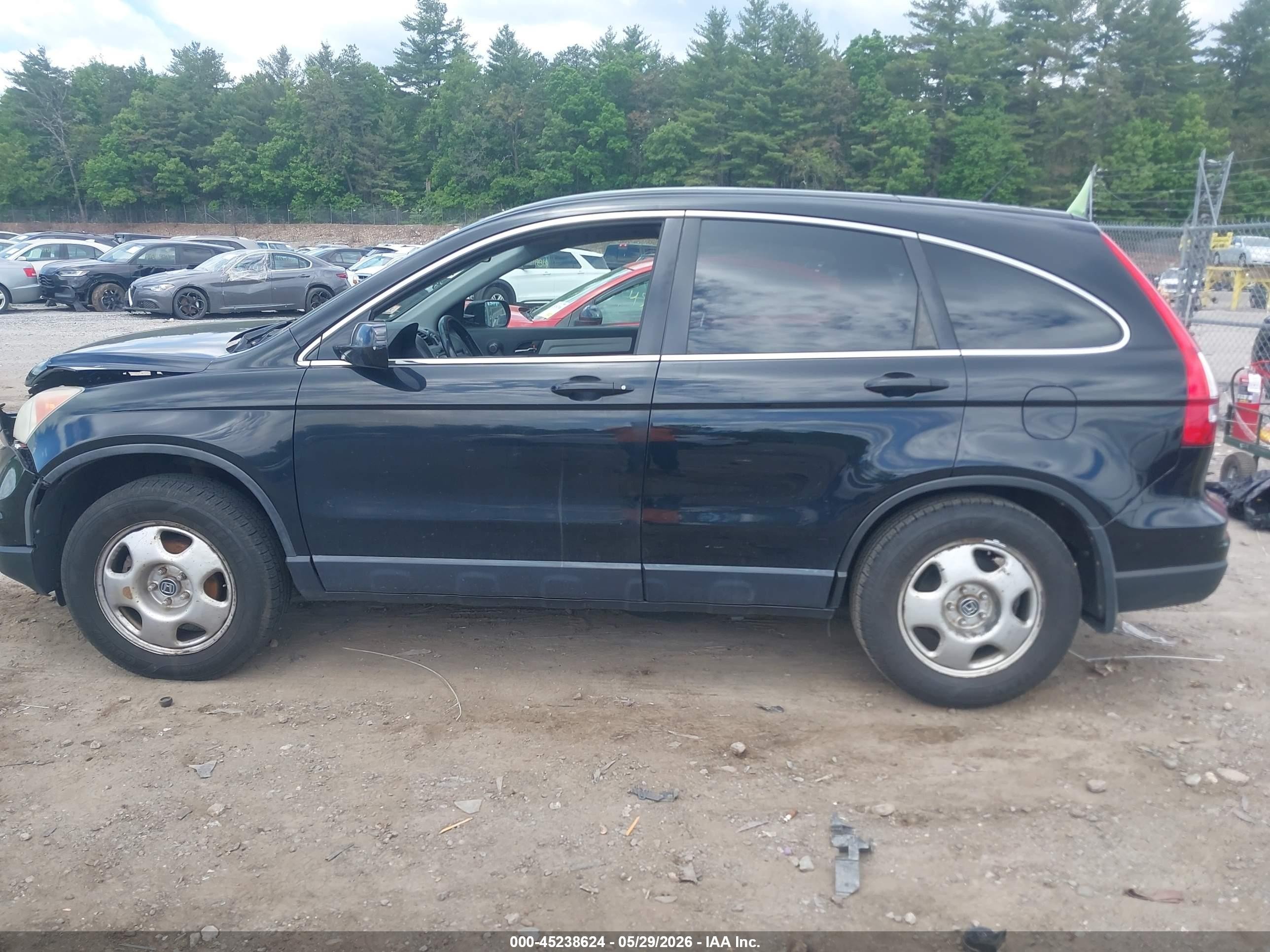 2010 Honda Cr-v Ex-l Черный vin: JHLRE4H7XAC012760