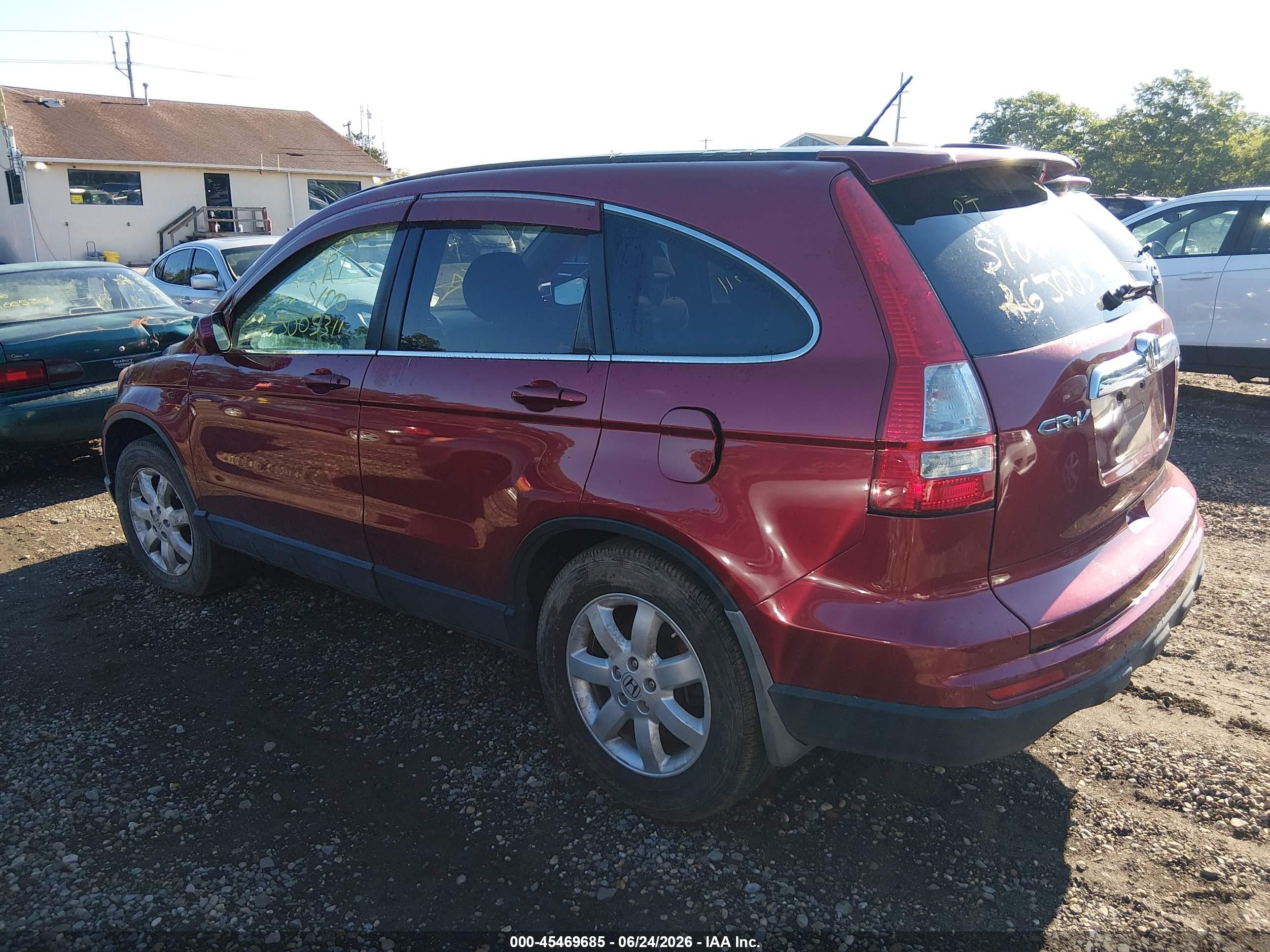 2010 Honda Cr-v Ex-l Red vin: JHLRE4H7XAC013746