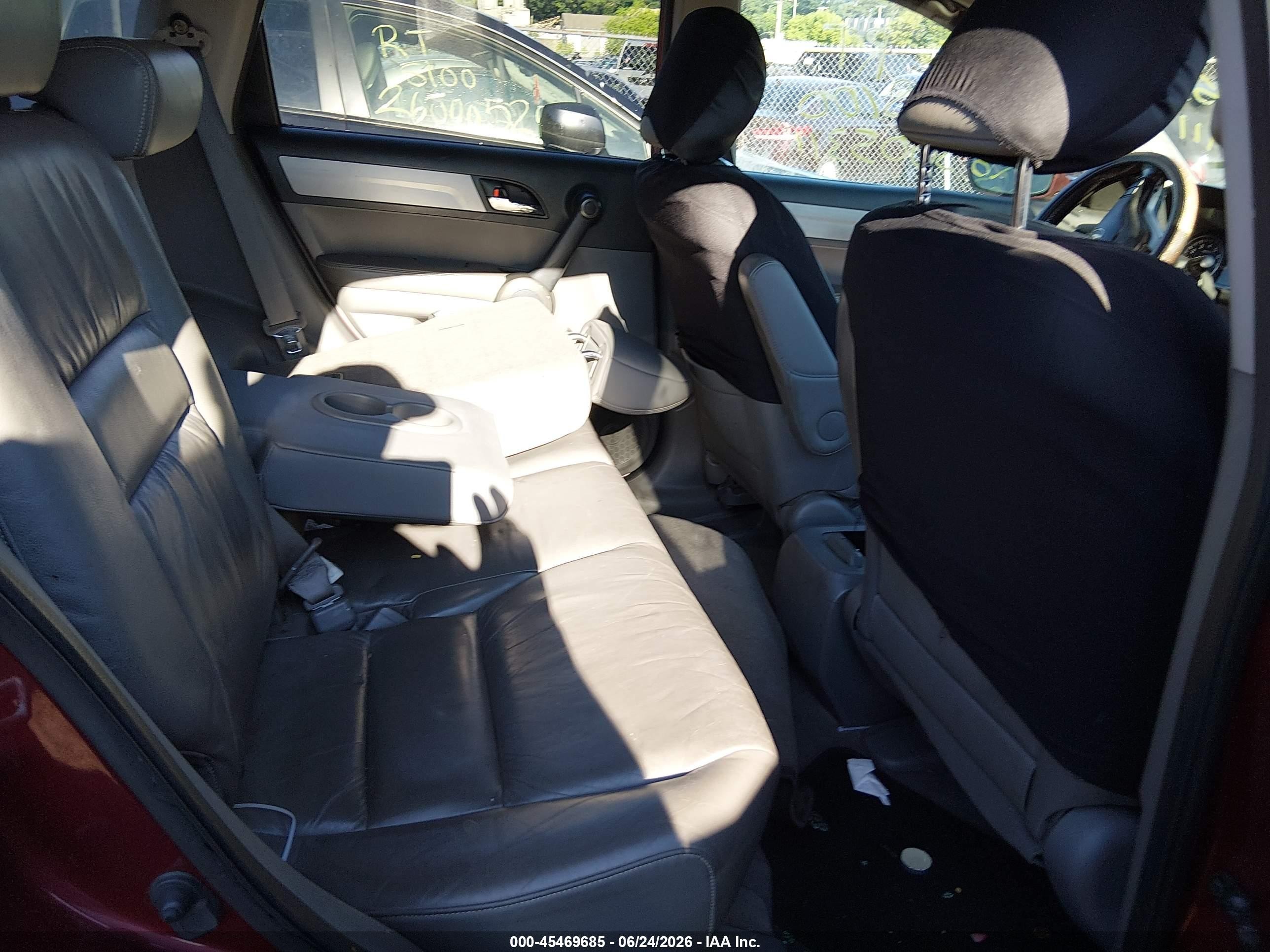 2010 Honda Cr-v Ex-l Red vin: JHLRE4H7XAC013746