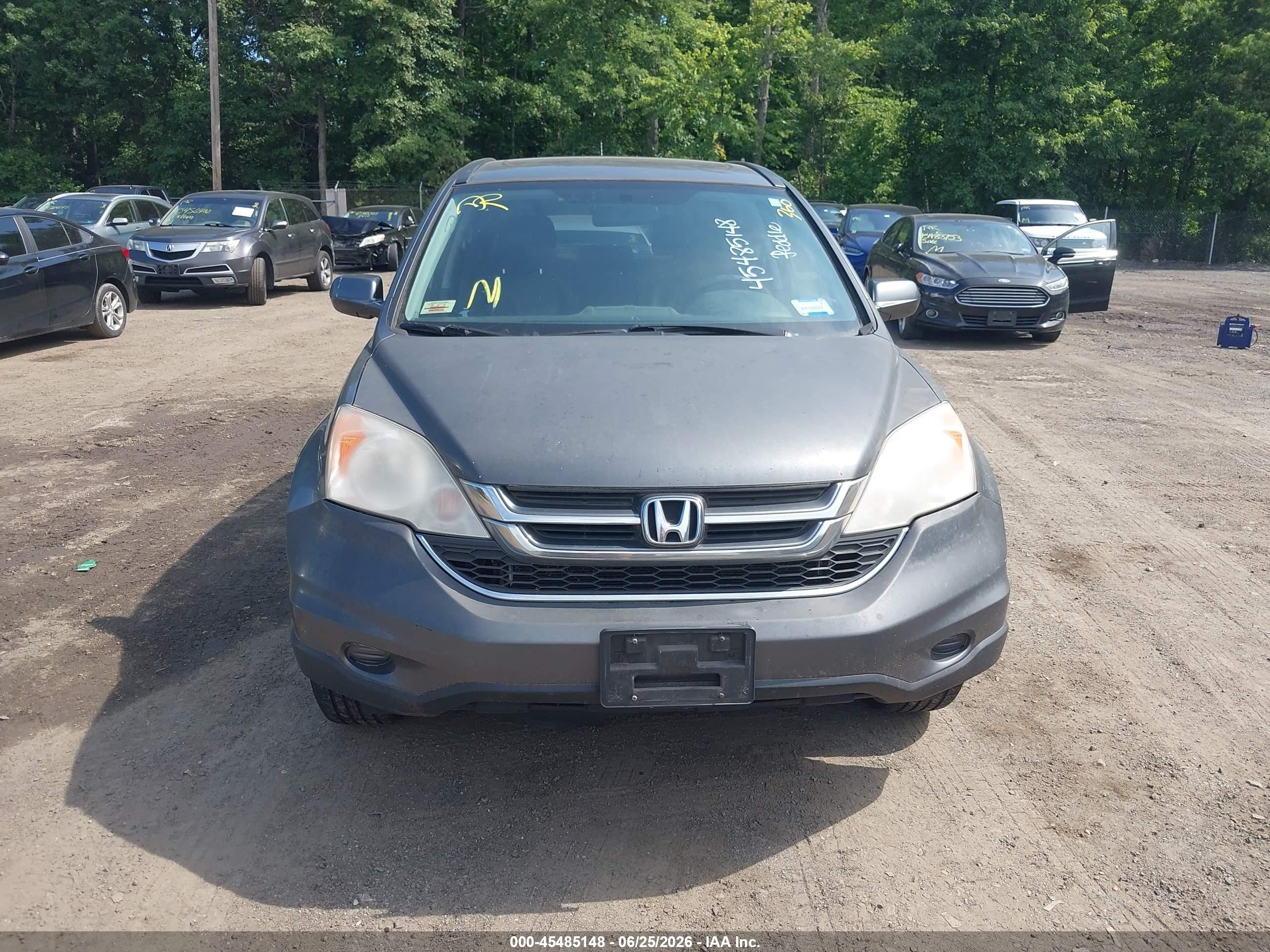 2011 Honda Cr-v Ex-l Gray vin: JHLRE4H7XBC000383