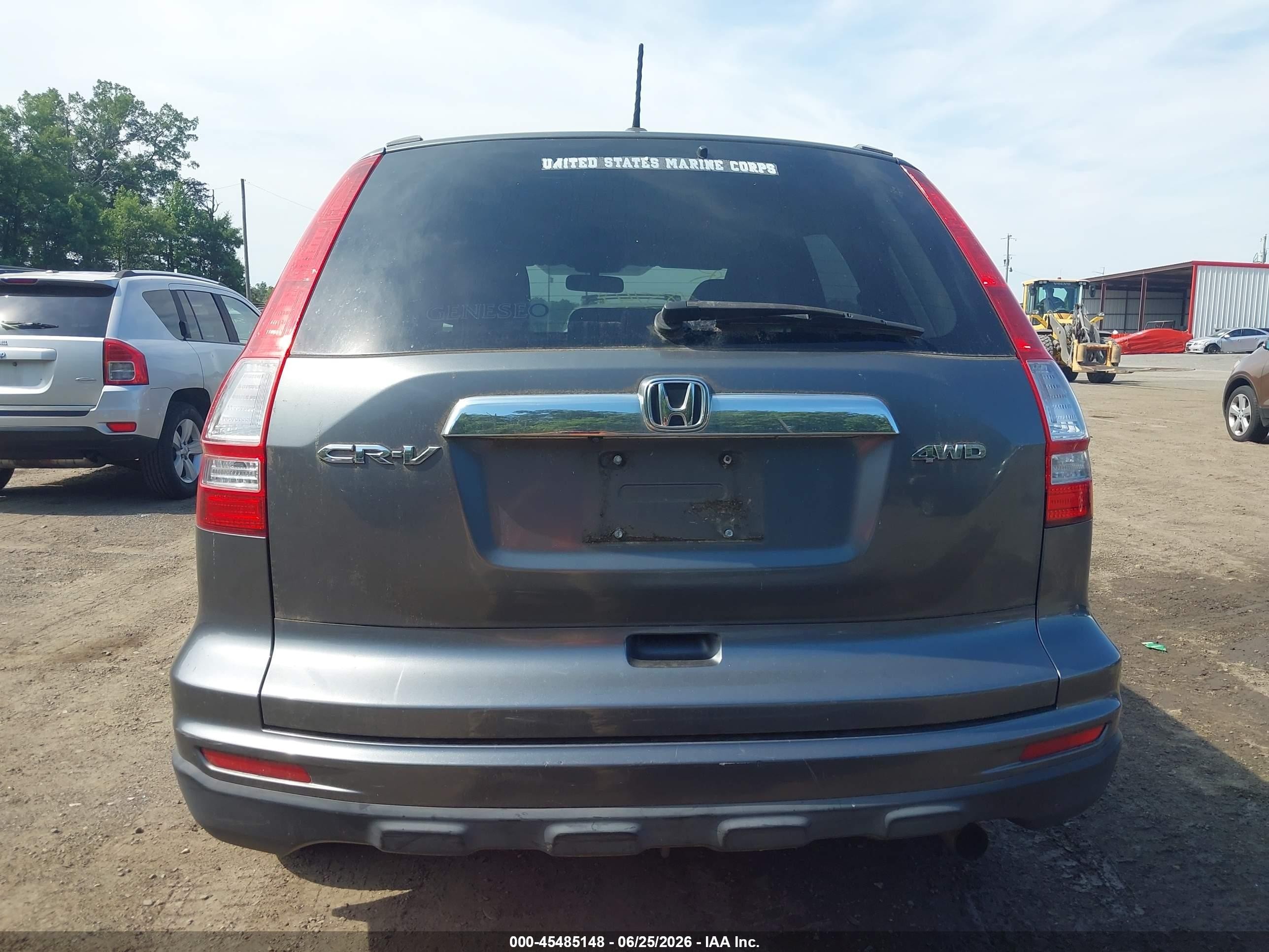 2011 Honda Cr-v Ex-l Gray vin: JHLRE4H7XBC000383