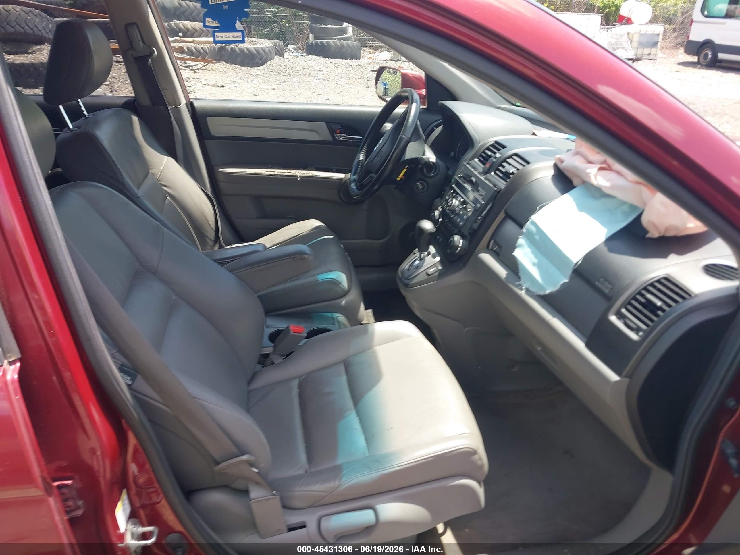2011 Honda Cr-v Ex-l Burgundy vin: JHLRE4H7XBC021623