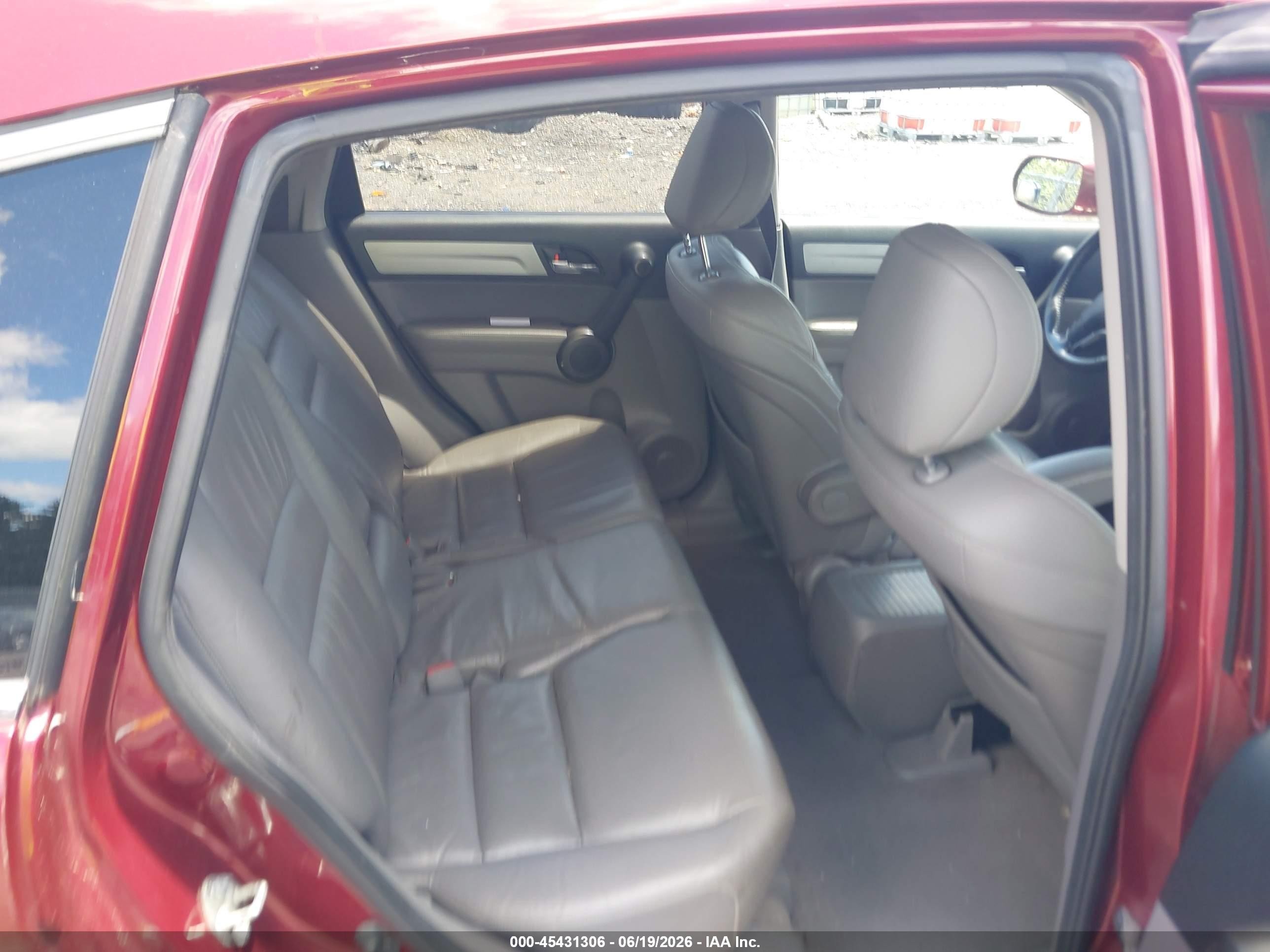 2011 Honda Cr-v Ex-l Burgundy vin: JHLRE4H7XBC021623