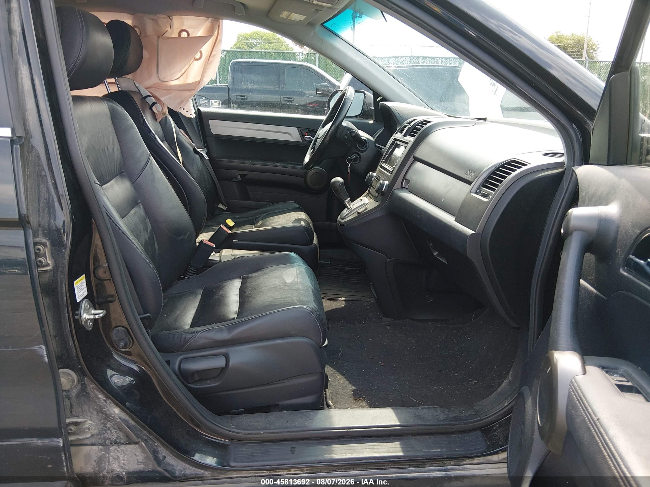 2011 Honda Cr-v Ex-l Black vin: JHLRE4H7XBC022500