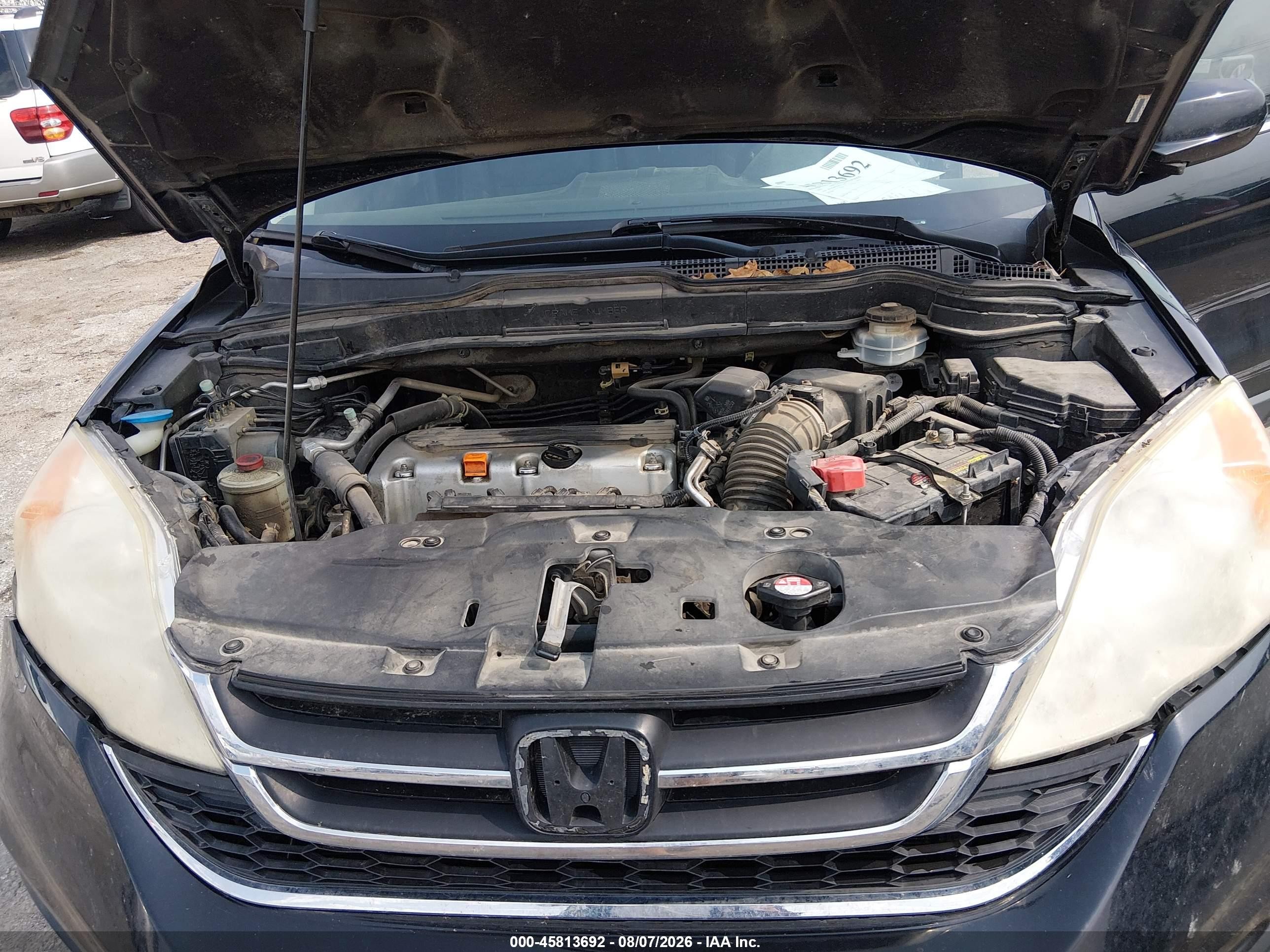 2011 Honda Cr-v Ex-l Black vin: JHLRE4H7XBC022500
