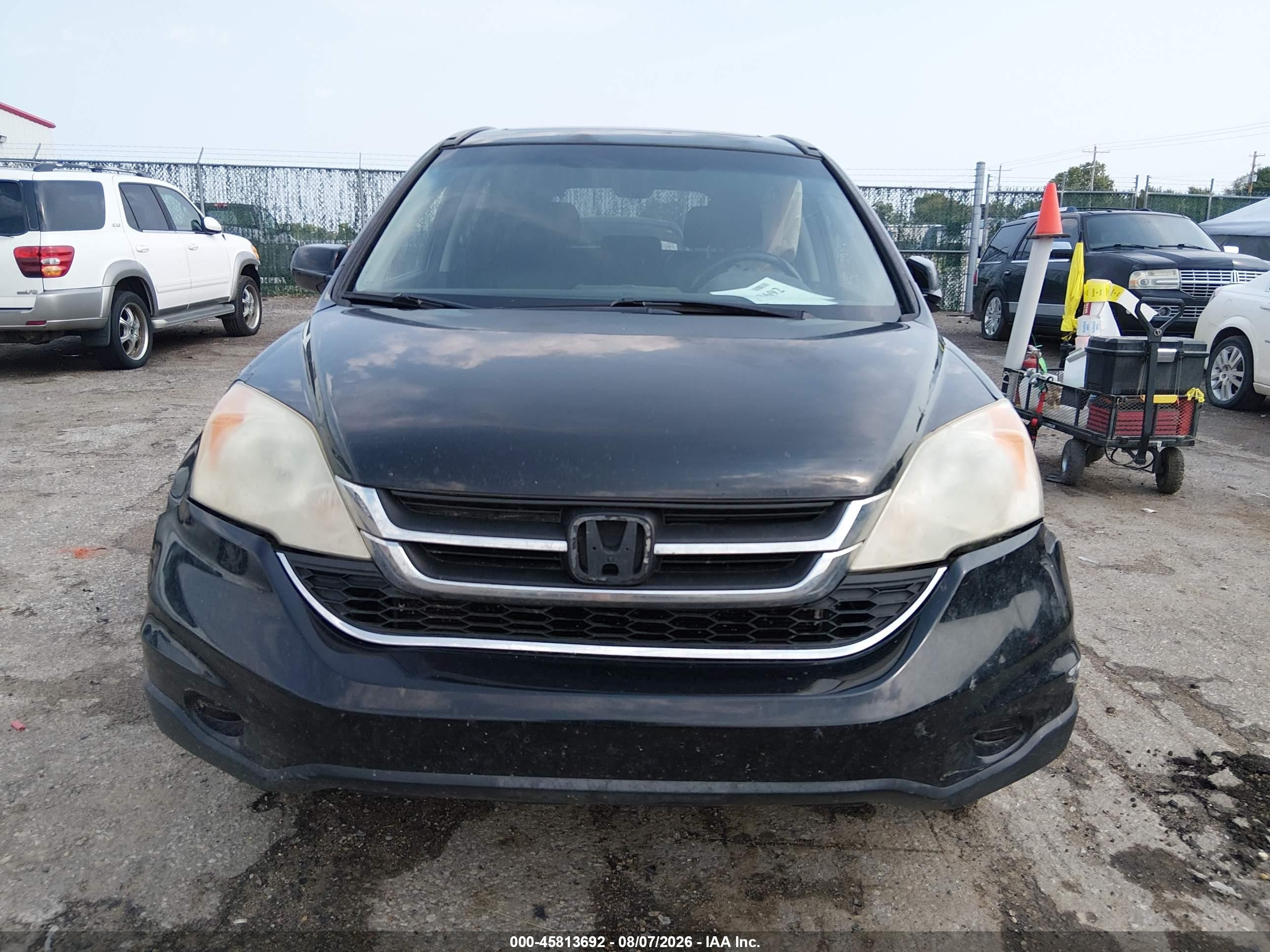 2011 Honda Cr-v Ex-l Black vin: JHLRE4H7XBC022500
