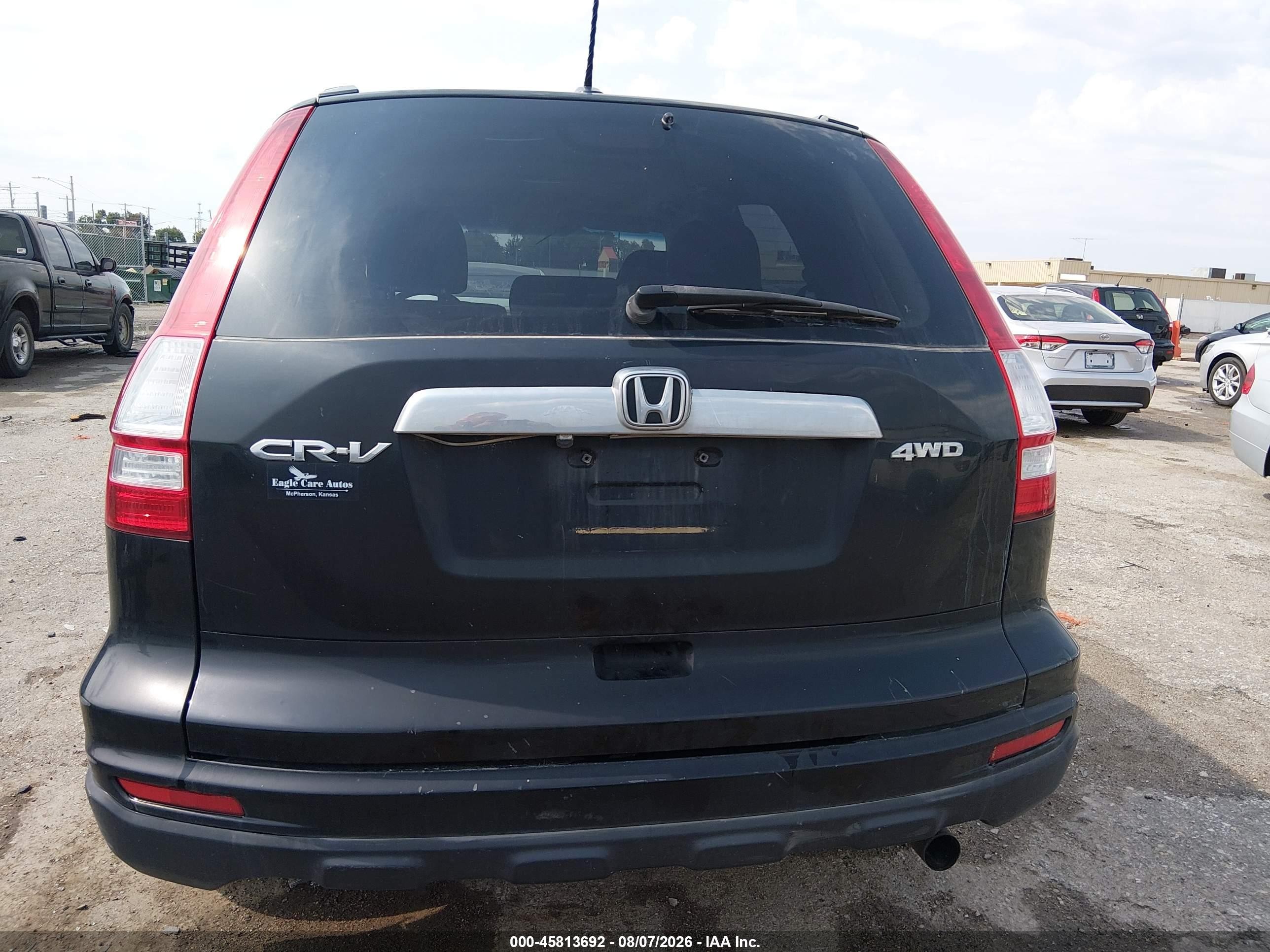 2011 Honda Cr-v Ex-l Black vin: JHLRE4H7XBC022500