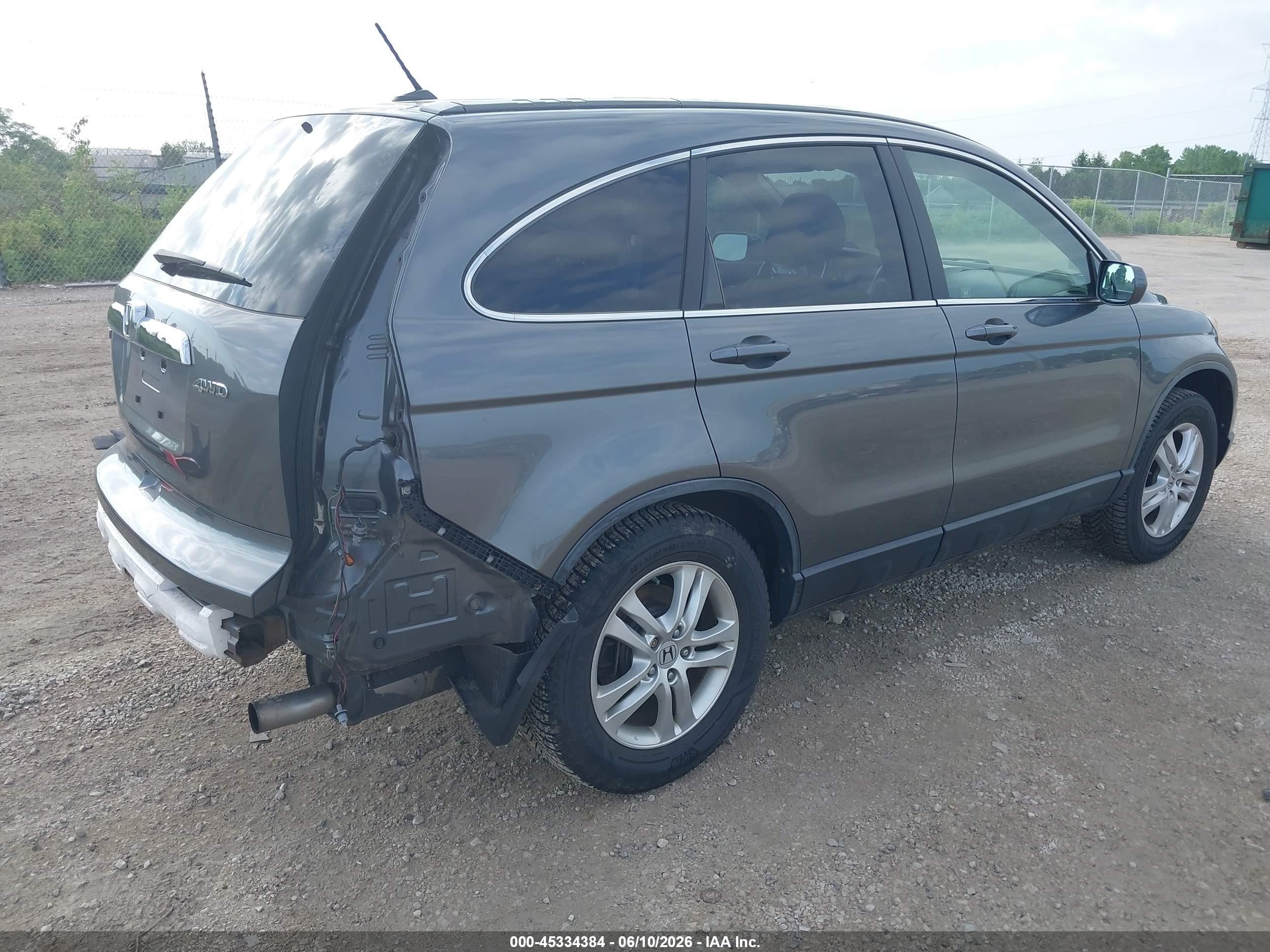 2011 Honda Cr-v Ex-l Серый vin: JHLRE4H7XBC026143