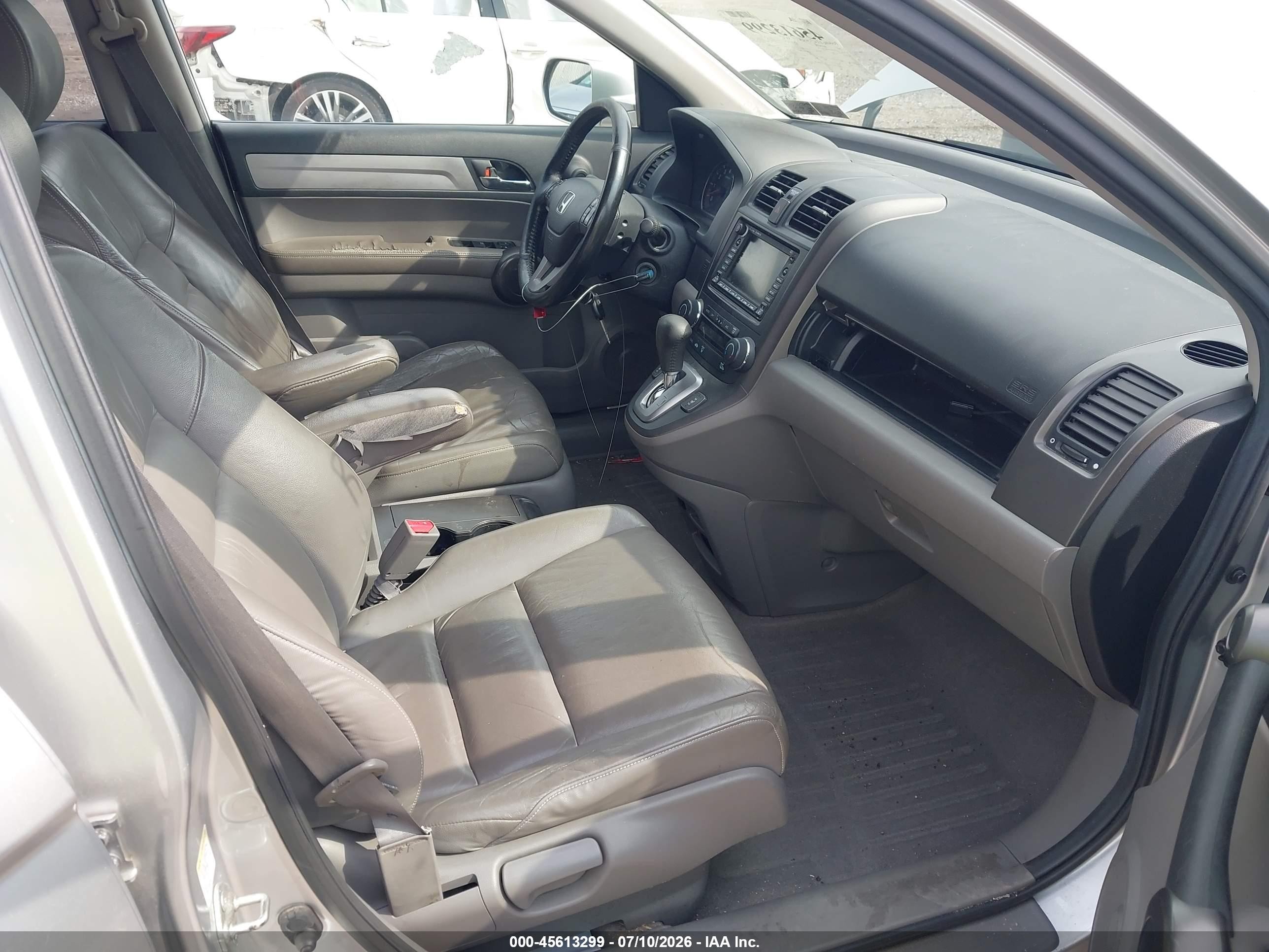 2011 Honda Cr-v Ex-l Silver vin: JHLRE4H7XBC026384