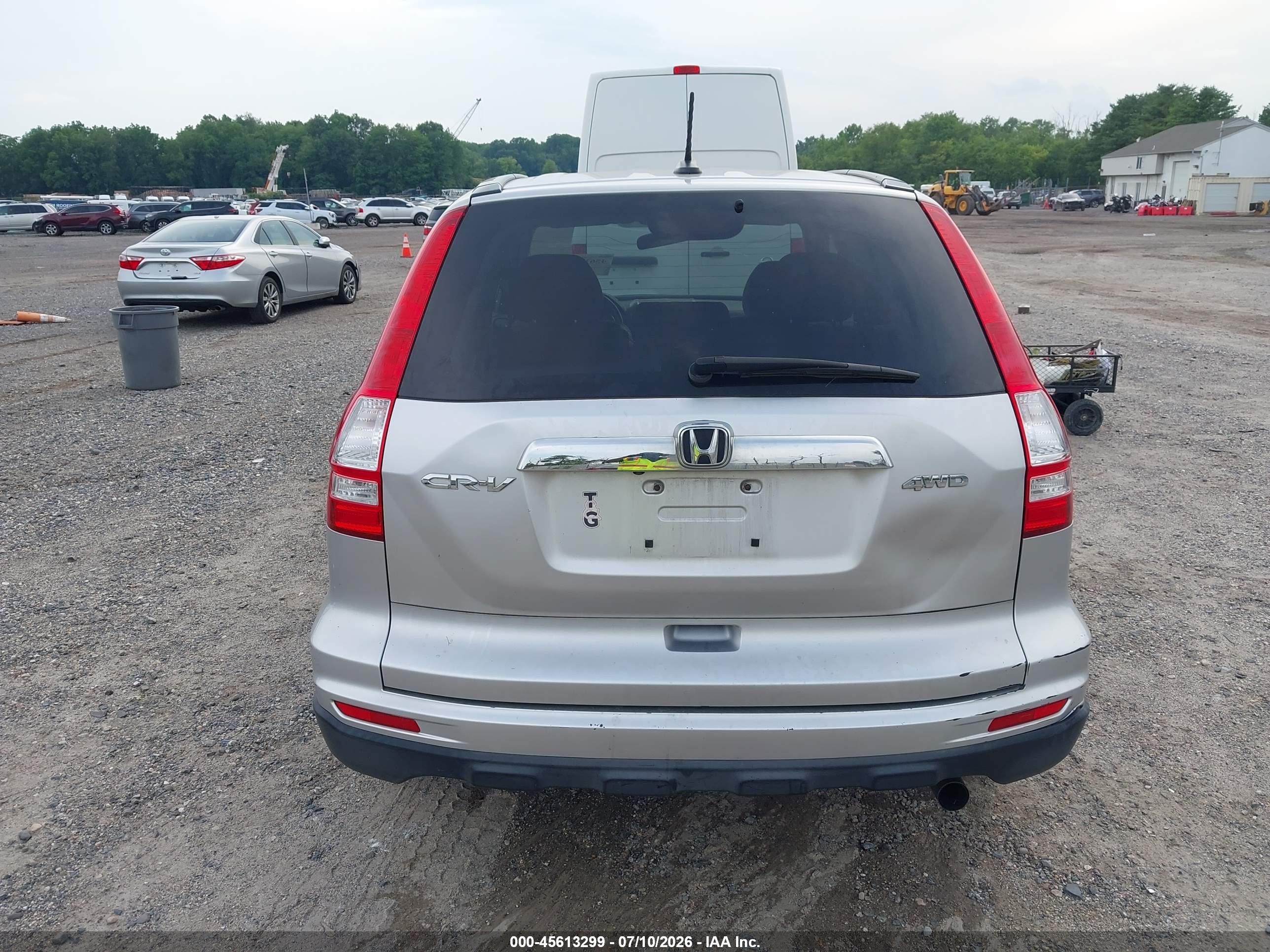 2011 Honda Cr-v Ex-l Silver vin: JHLRE4H7XBC026384