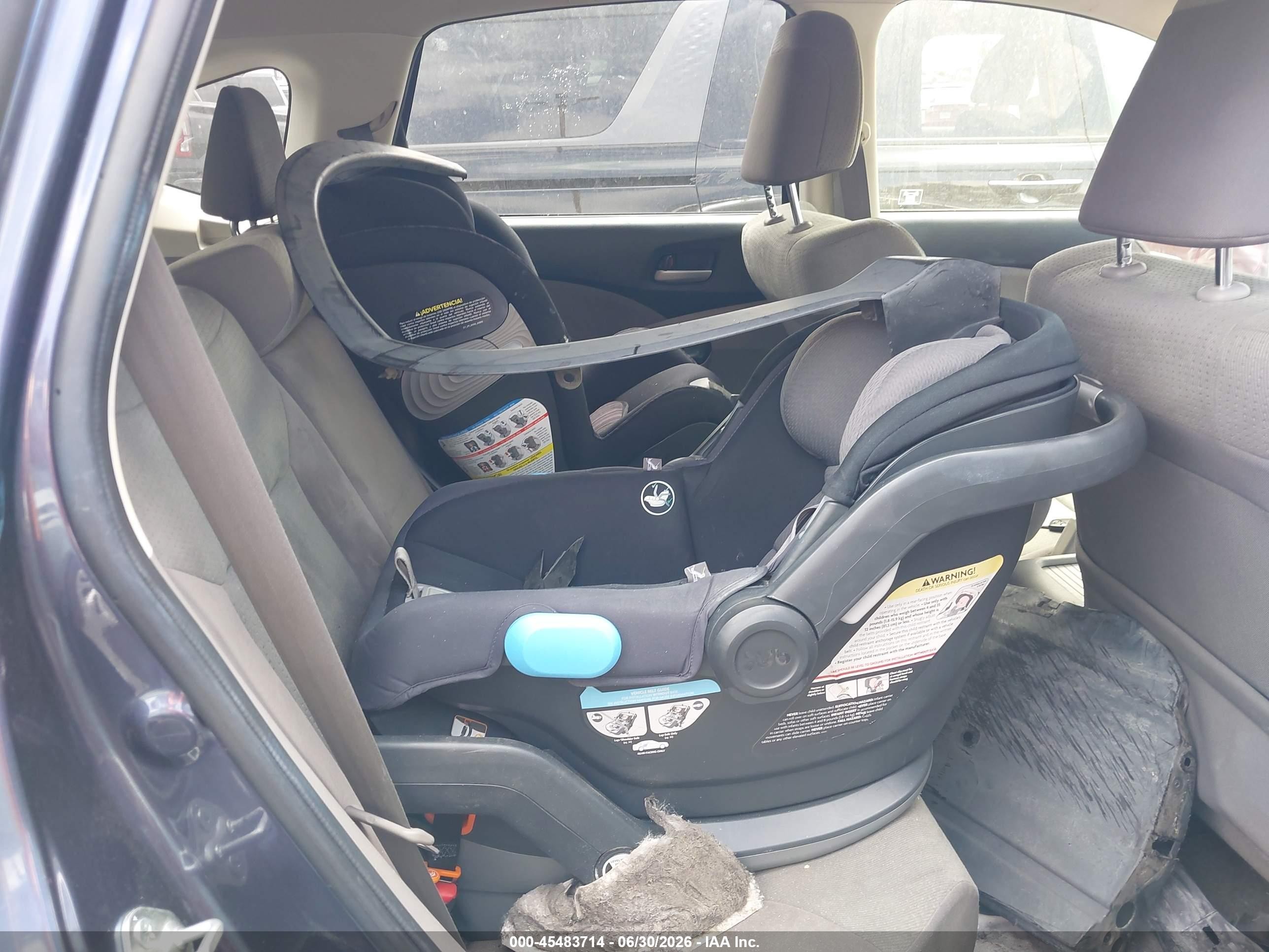 2012 Honda Cr-v Ex Blue vin: JHLRM3H51CC007784