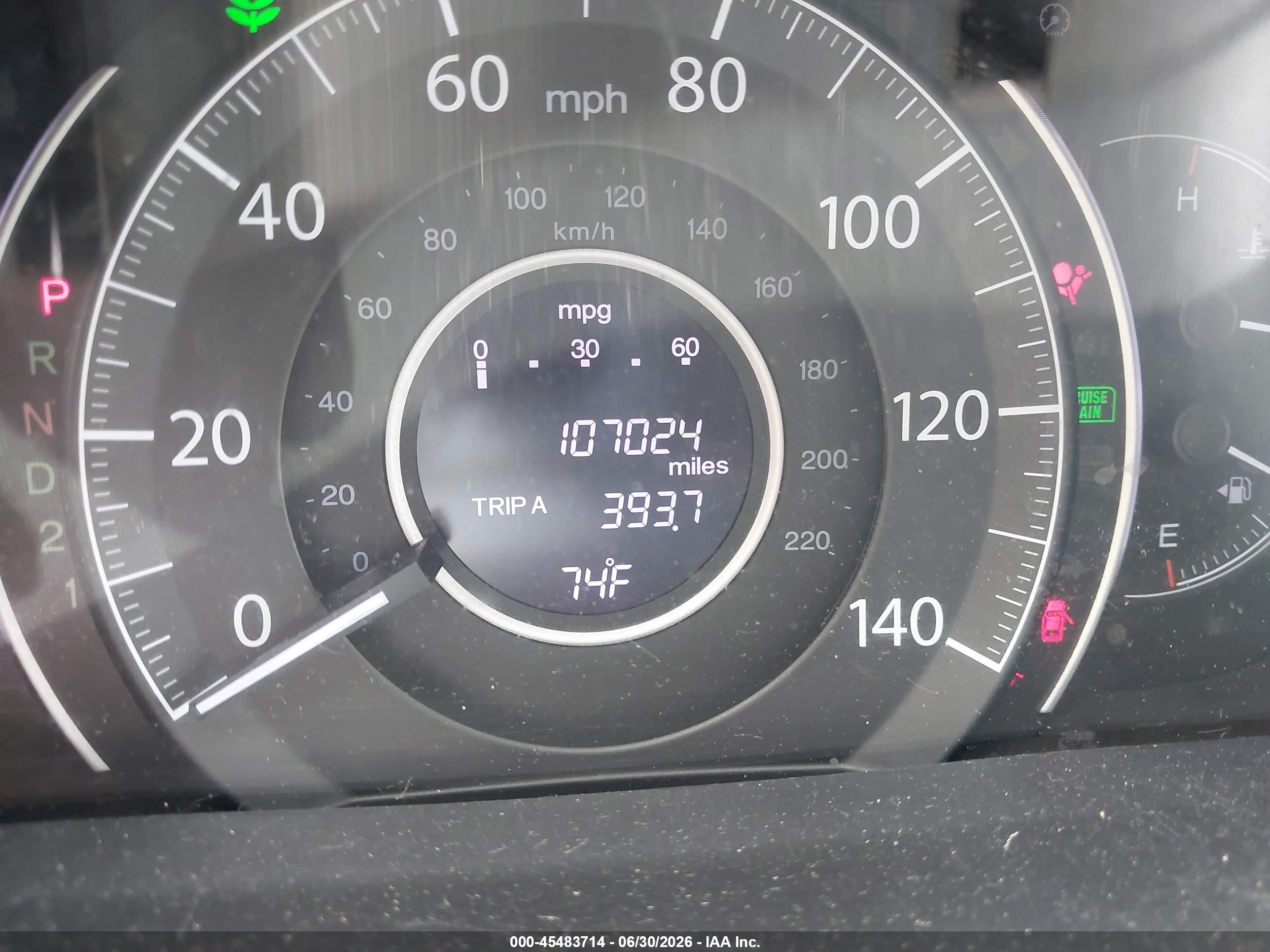 2012 Honda Cr-v Ex Blue vin: JHLRM3H51CC007784