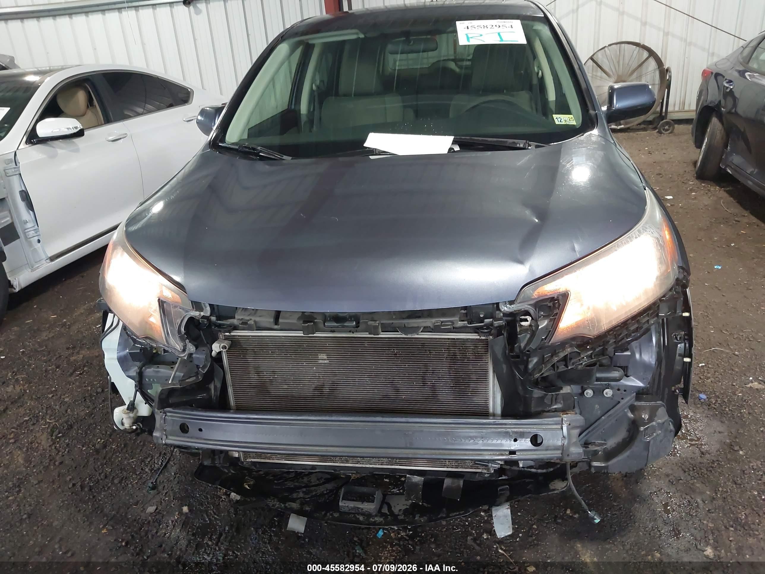 2012 Honda Cr-v Ex Blue vin: JHLRM3H53CC004188