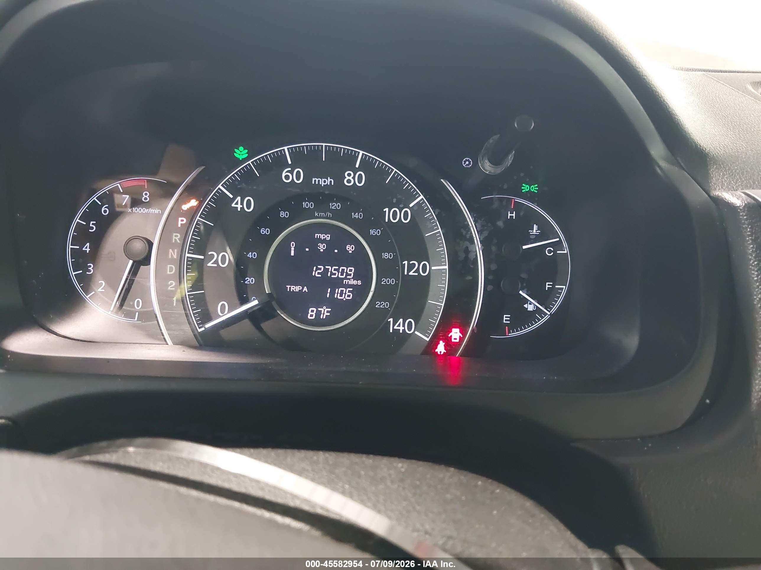 2012 Honda Cr-v Ex Blue vin: JHLRM3H53CC004188