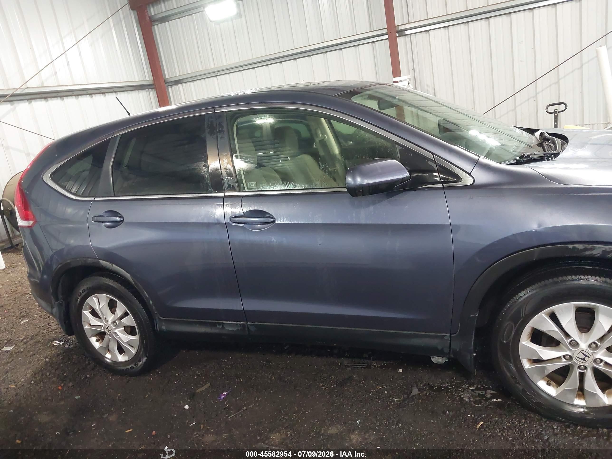 2012 Honda Cr-v Ex Blue vin: JHLRM3H53CC004188
