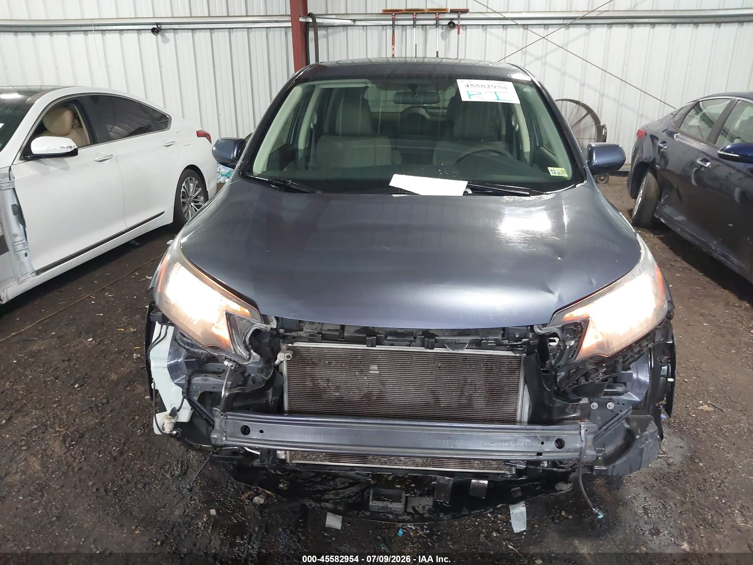 2012 Honda Cr-v Ex Blue vin: JHLRM3H53CC004188