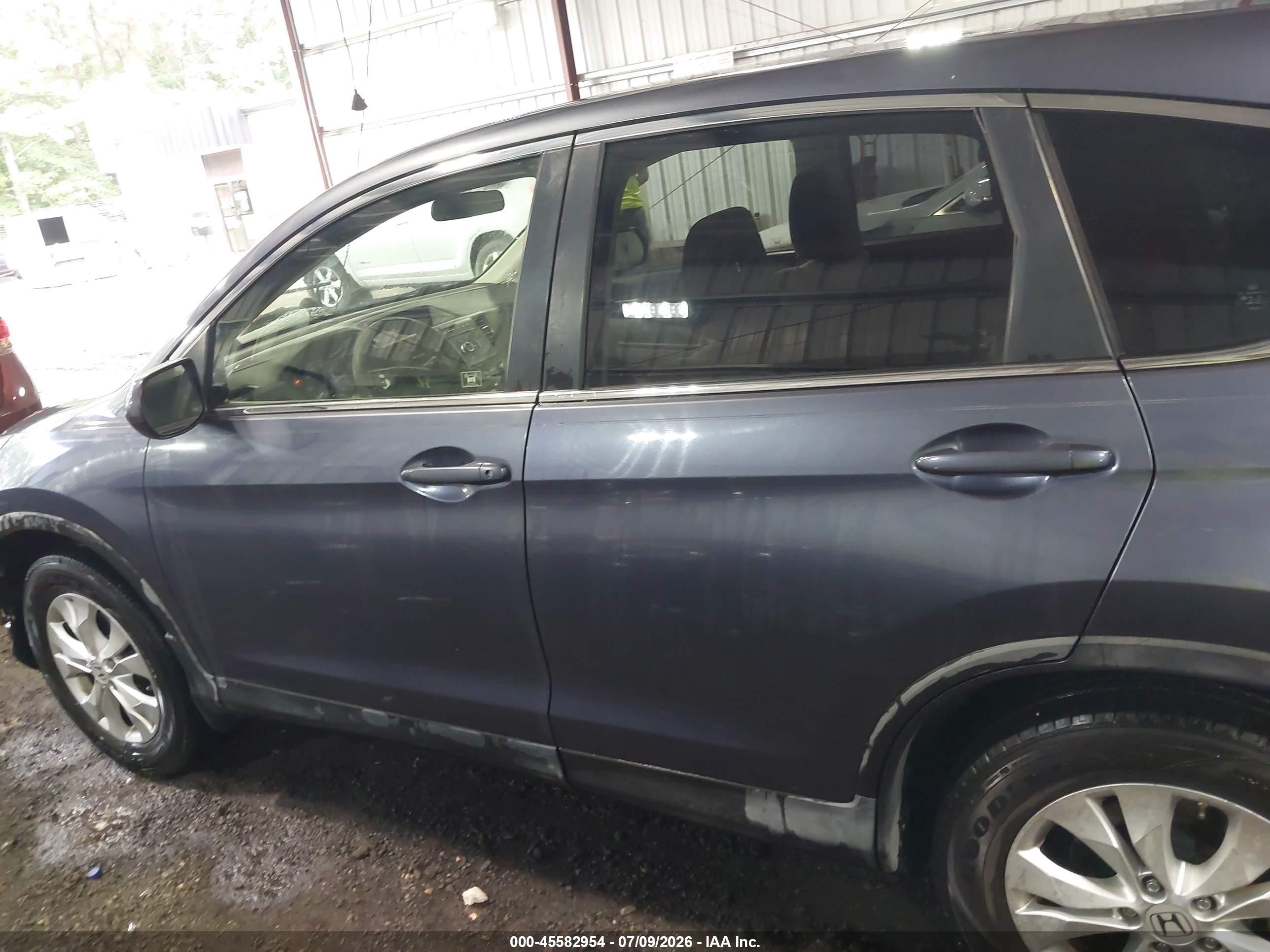 2012 Honda Cr-v Ex Blue vin: JHLRM3H53CC004188