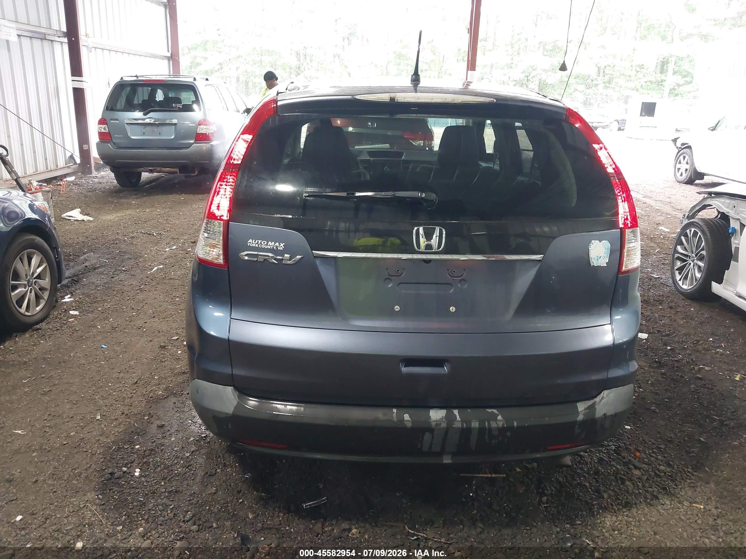 2012 Honda Cr-v Ex Blue vin: JHLRM3H53CC004188