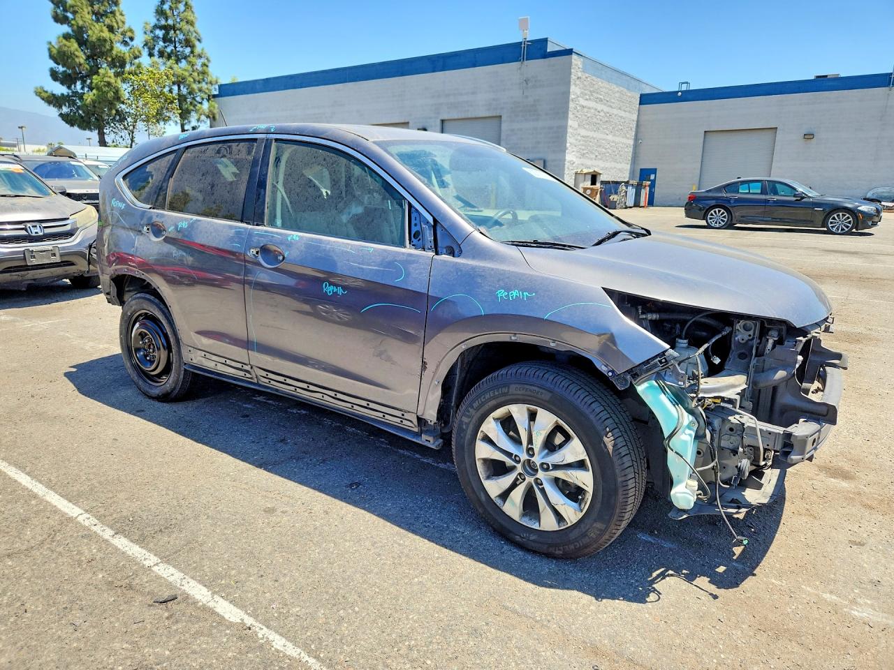 2012 Honda Cr-v Sport Blue vin: JHLRM3H55CC000353