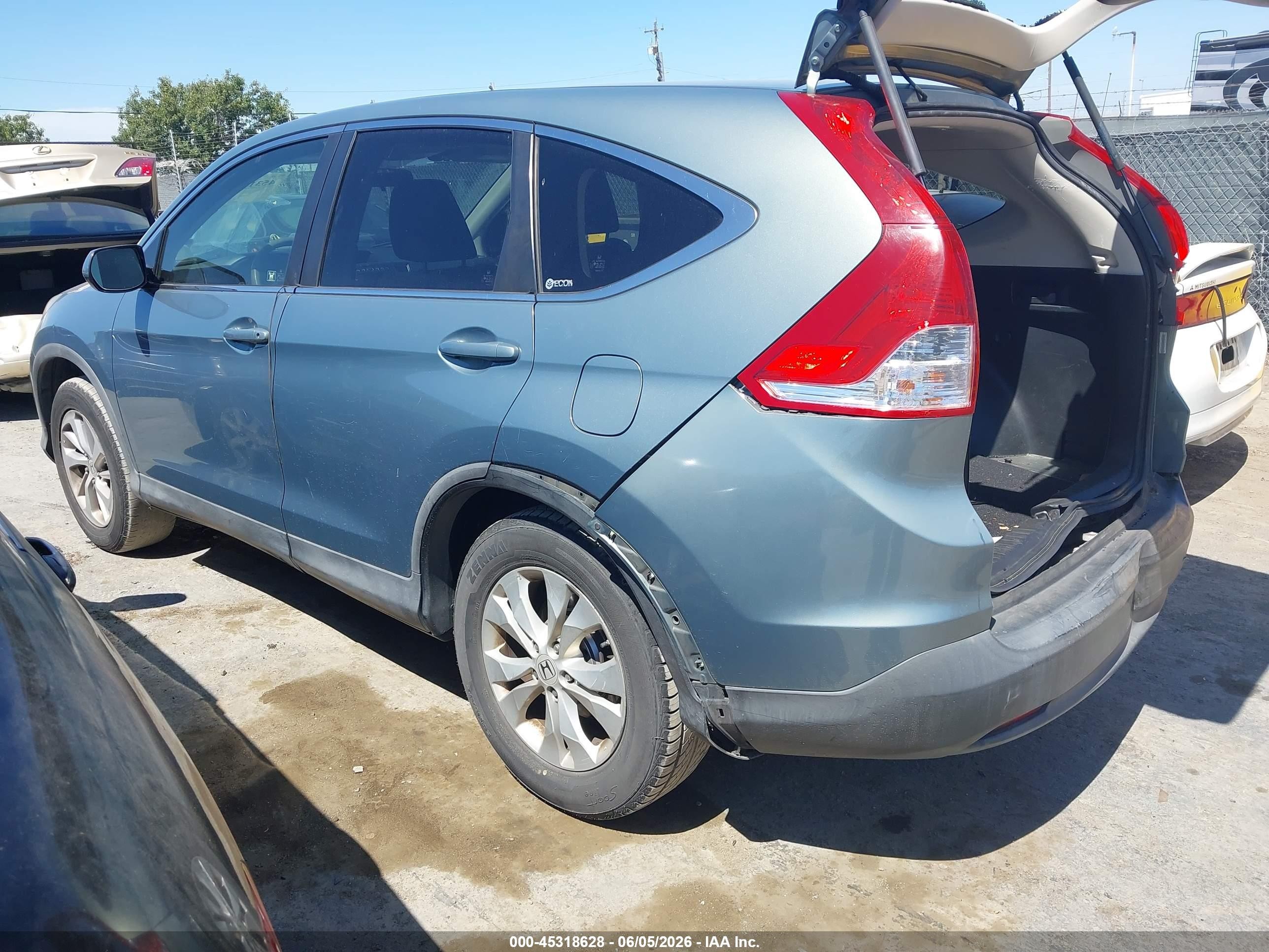 2012 Honda Cr-v Ex Синий vin: JHLRM3H56CC005531