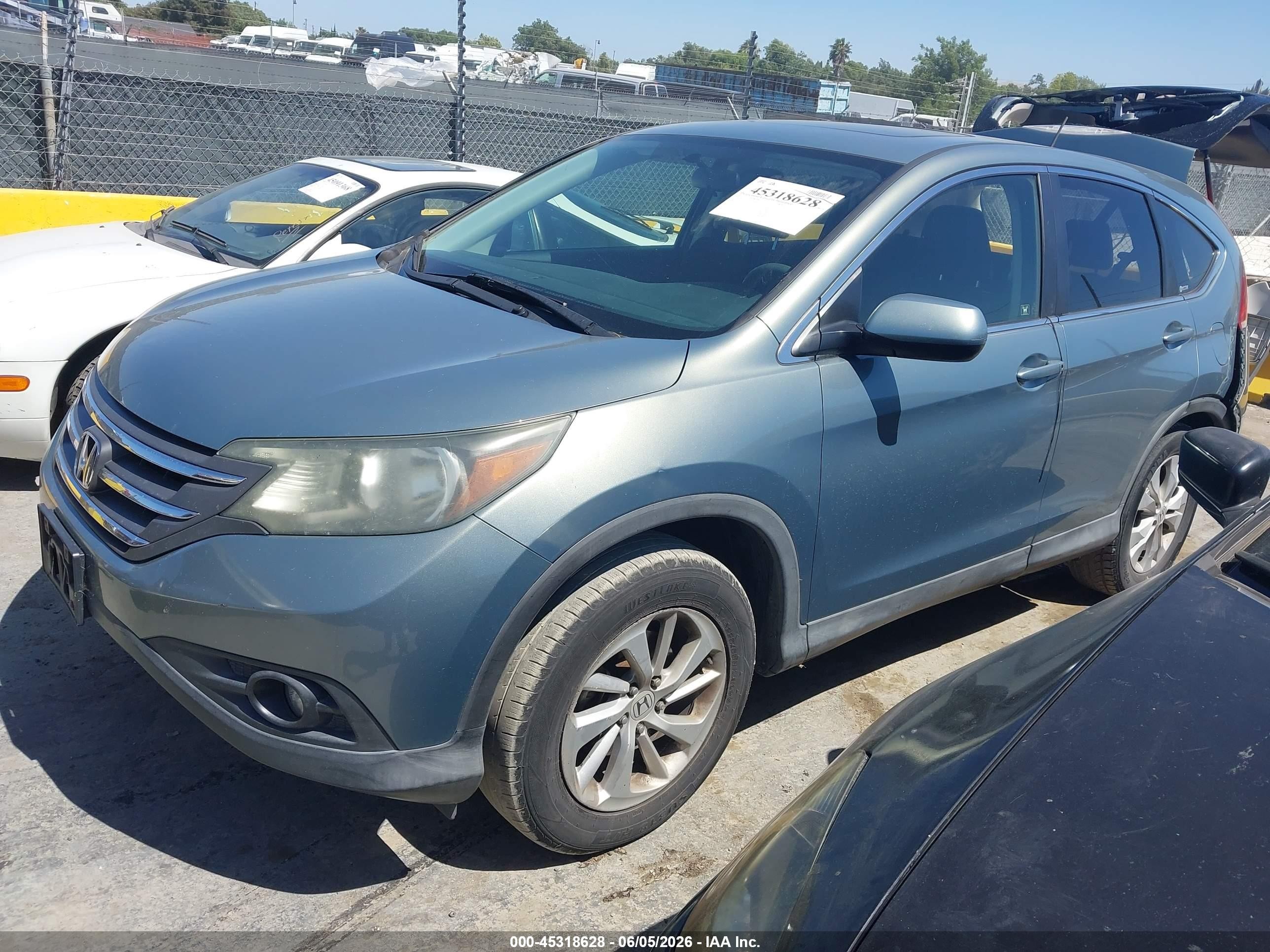 2012 Honda Cr-v Ex Синий vin: JHLRM3H56CC005531