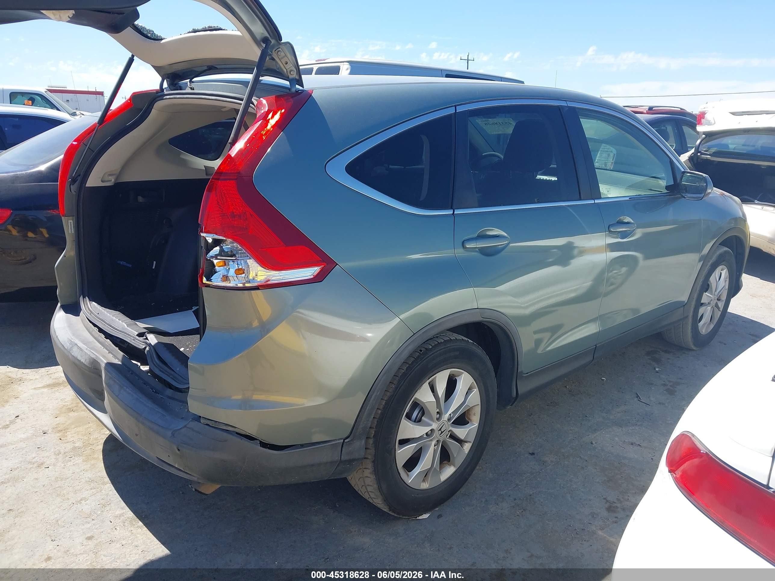 2012 Honda Cr-v Ex Синий vin: JHLRM3H56CC005531