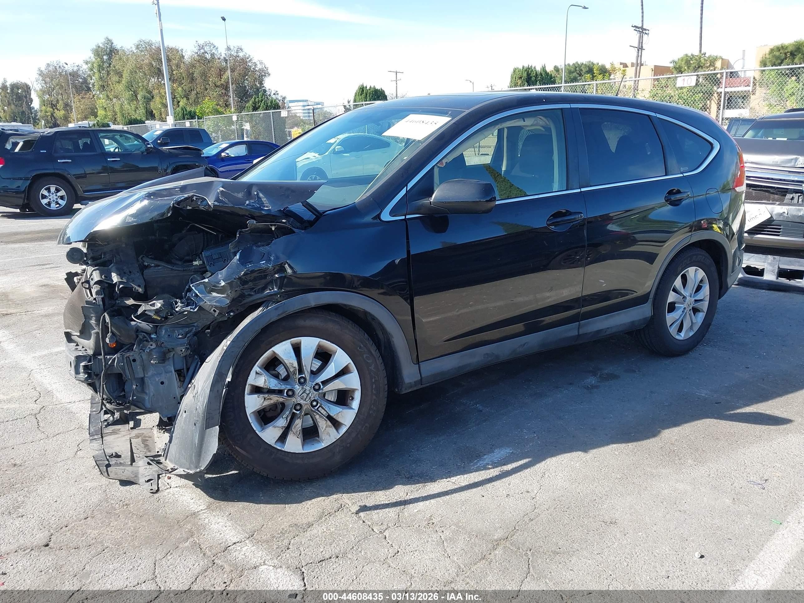 2012 Honda Cr-v Ex Black vin: JHLRM3H57CC007322