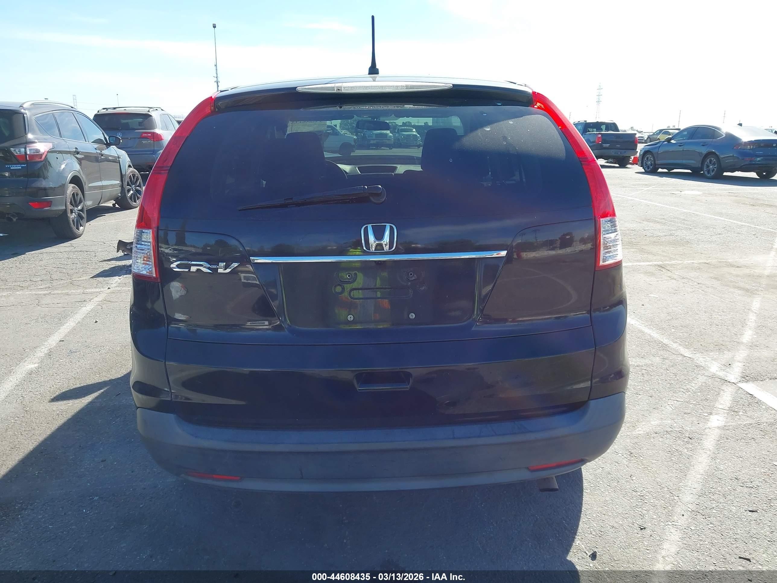 2012 Honda Cr-v Ex Black vin: JHLRM3H57CC007322