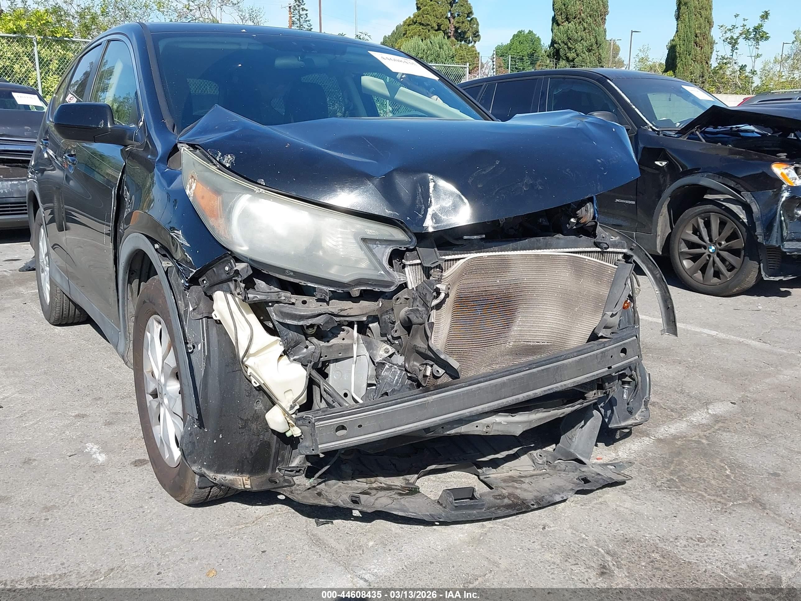 2012 Honda Cr-v Ex Black vin: JHLRM3H57CC007322