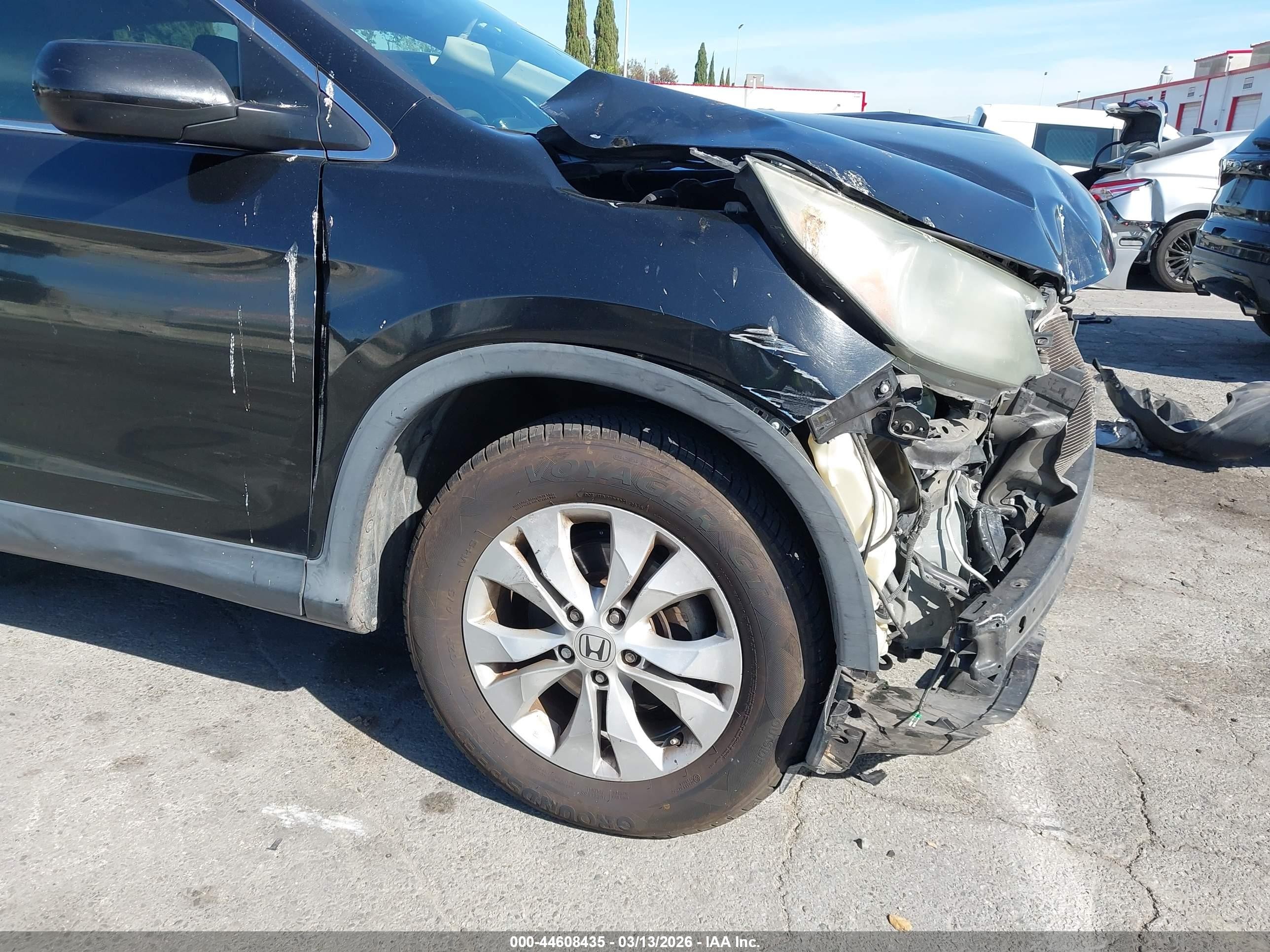 2012 Honda Cr-v Ex Black vin: JHLRM3H57CC007322