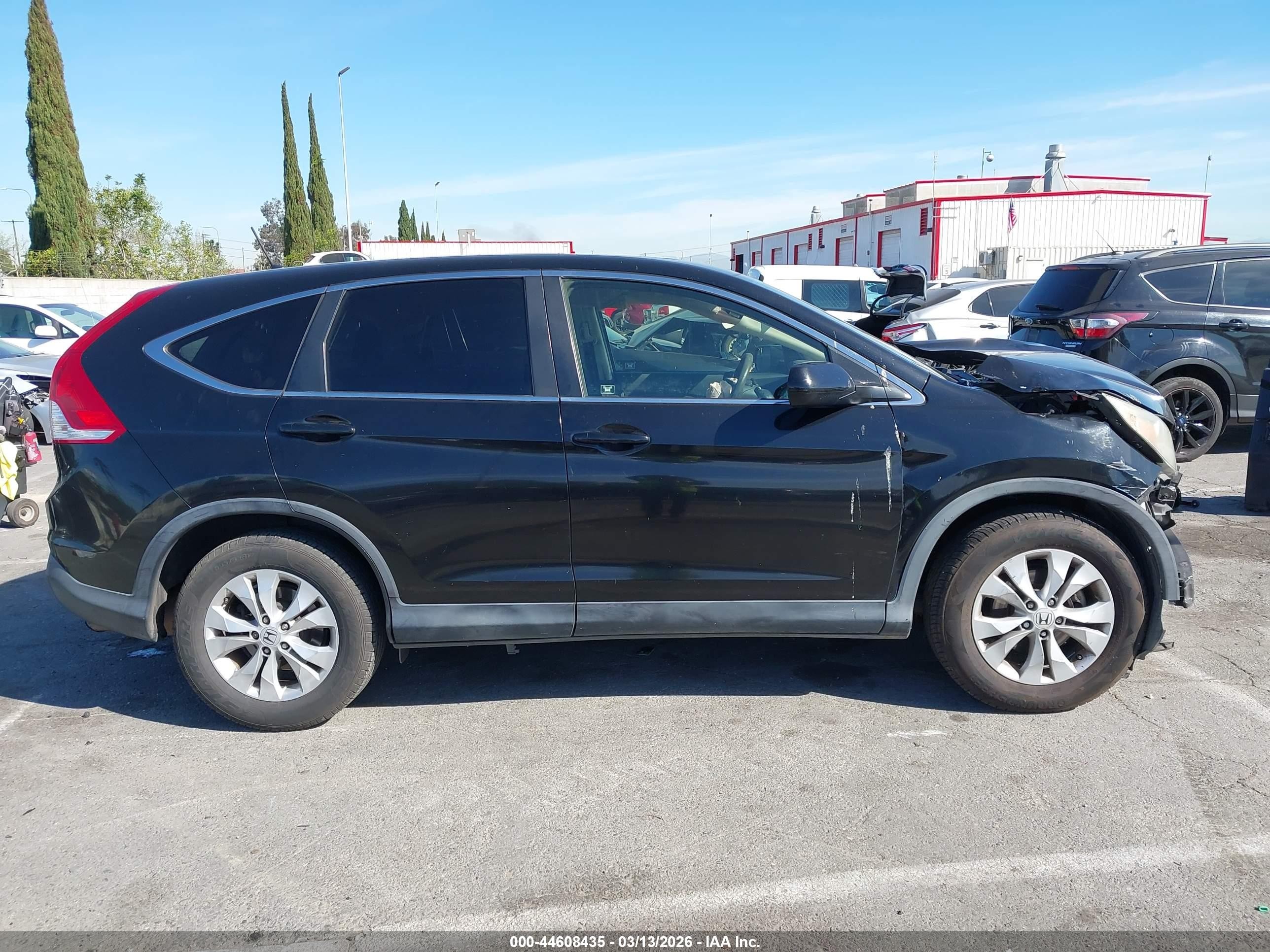 2012 Honda Cr-v Ex Black vin: JHLRM3H57CC007322