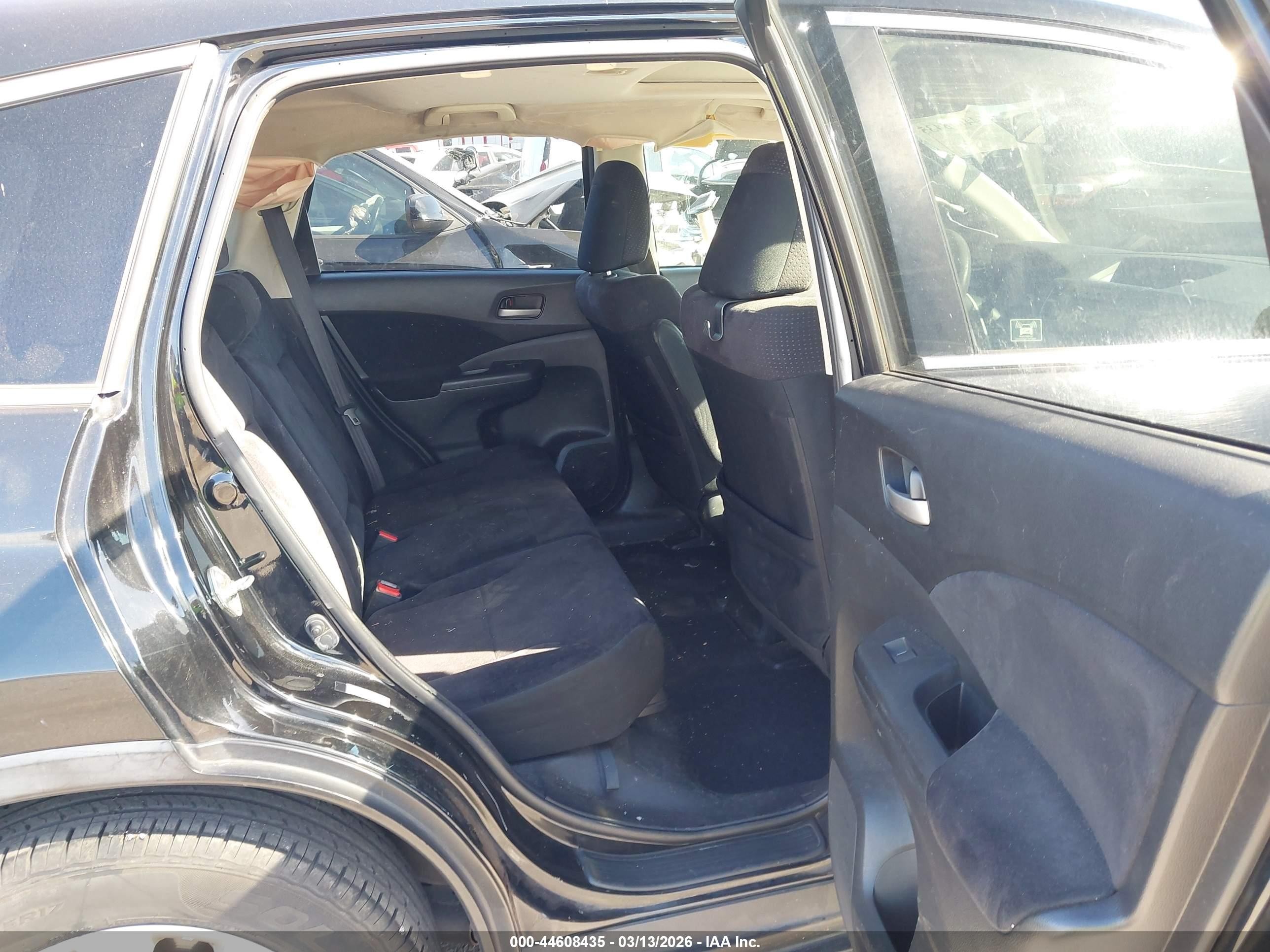 2012 Honda Cr-v Ex Black vin: JHLRM3H57CC007322