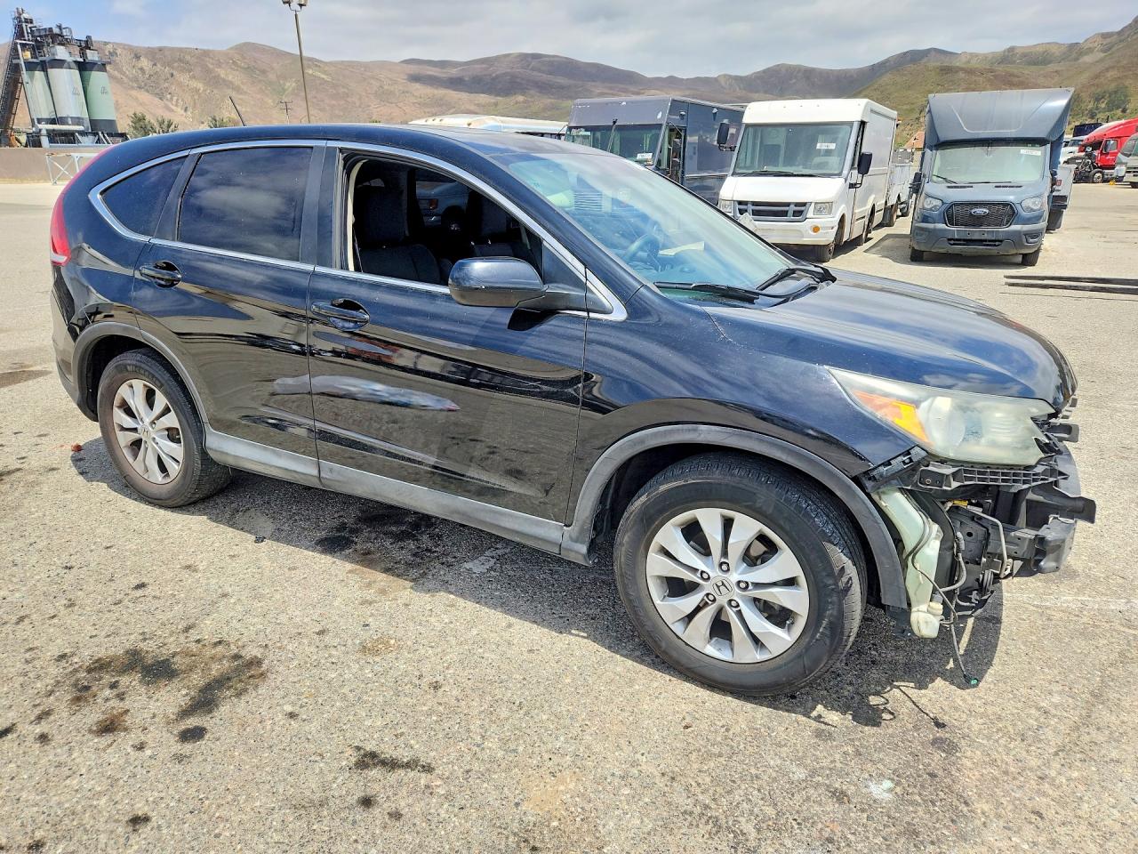 2012 Honda Cr-v Ex Black vin: JHLRM3H57CC010270
