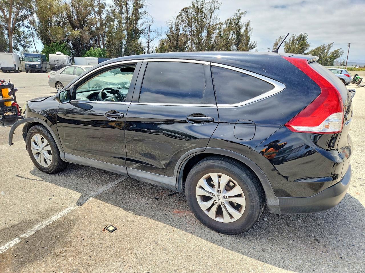 2012 Honda Cr-v Ex Black vin: JHLRM3H57CC010270