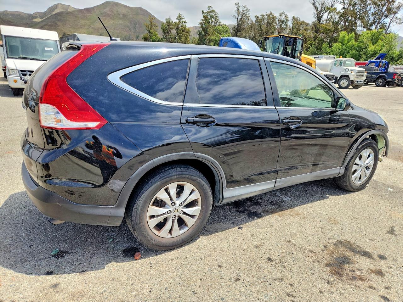 2012 Honda Cr-v Ex Black vin: JHLRM3H57CC010270