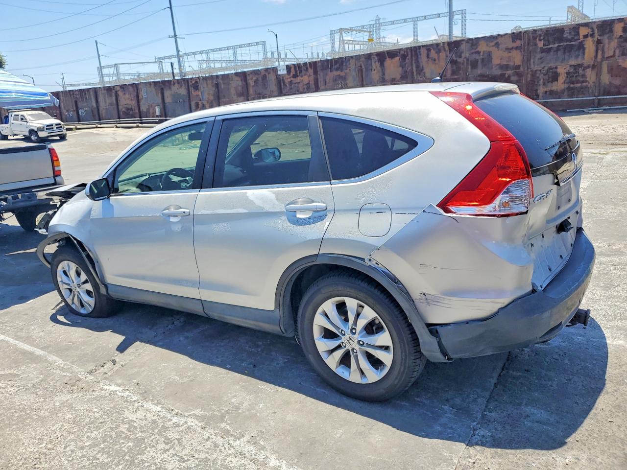 2012 Honda Cr-v Ex Silver vin: JHLRM3H57CC012875