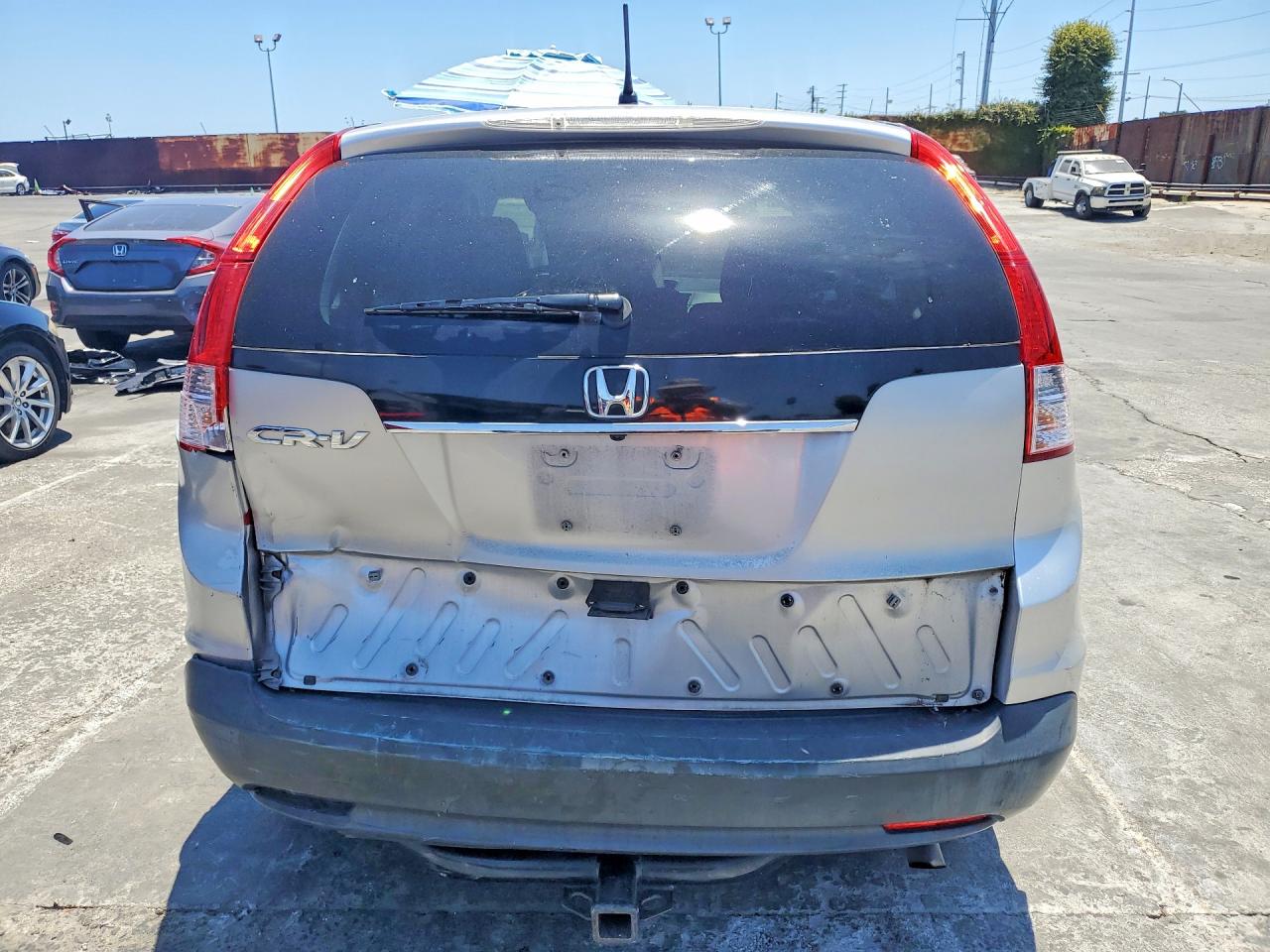2012 Honda Cr-v Ex Silver vin: JHLRM3H57CC012875