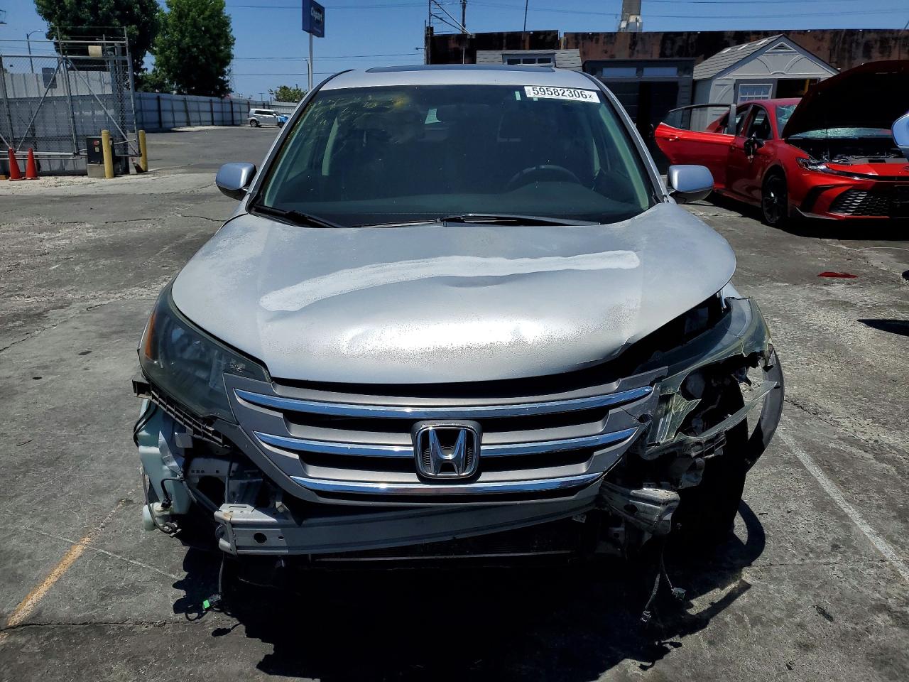 2012 Honda Cr-v Ex Silver vin: JHLRM3H57CC012875