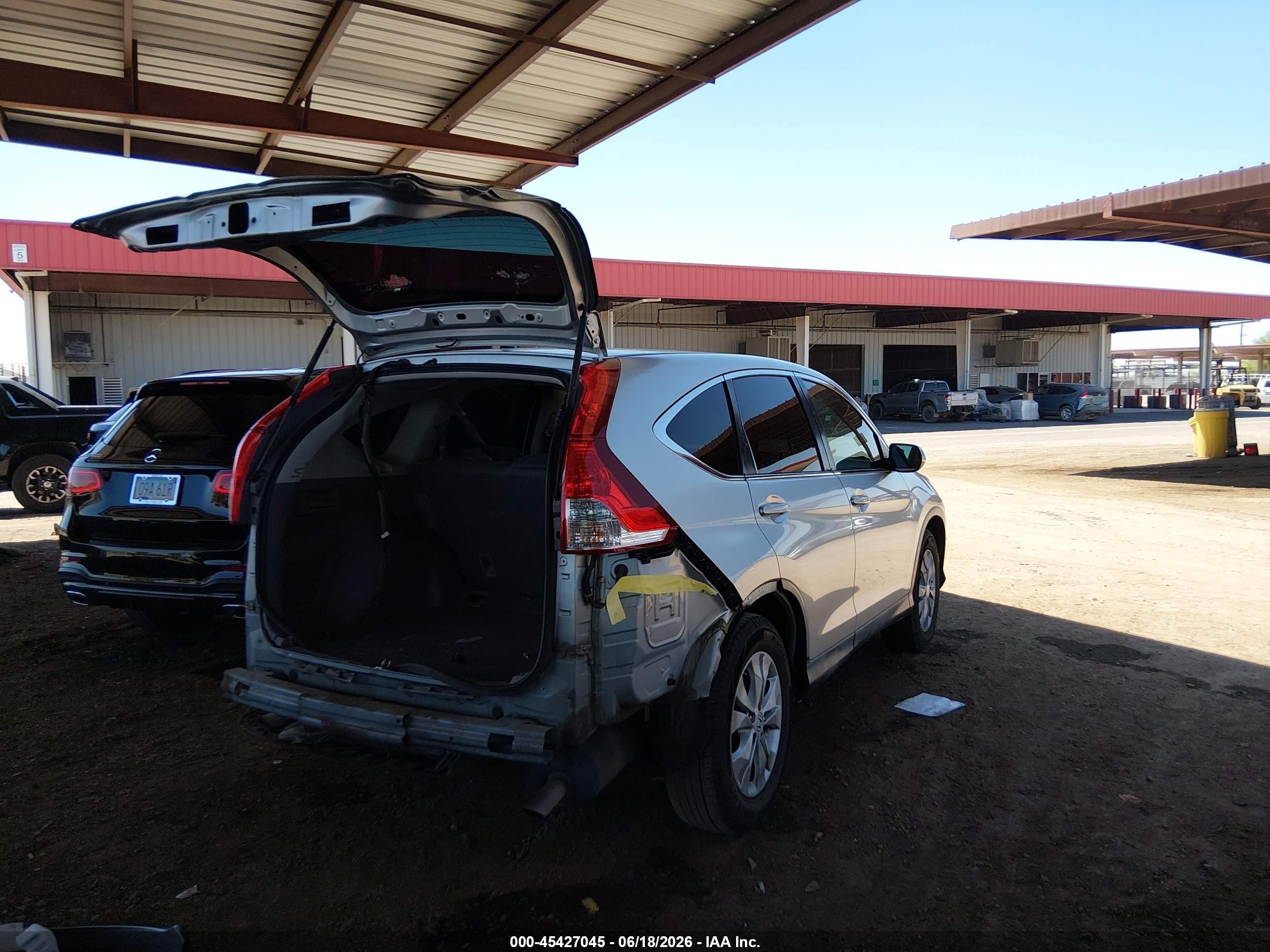 2012 Honda Cr-v Ex Silver vin: JHLRM3H58CC002436