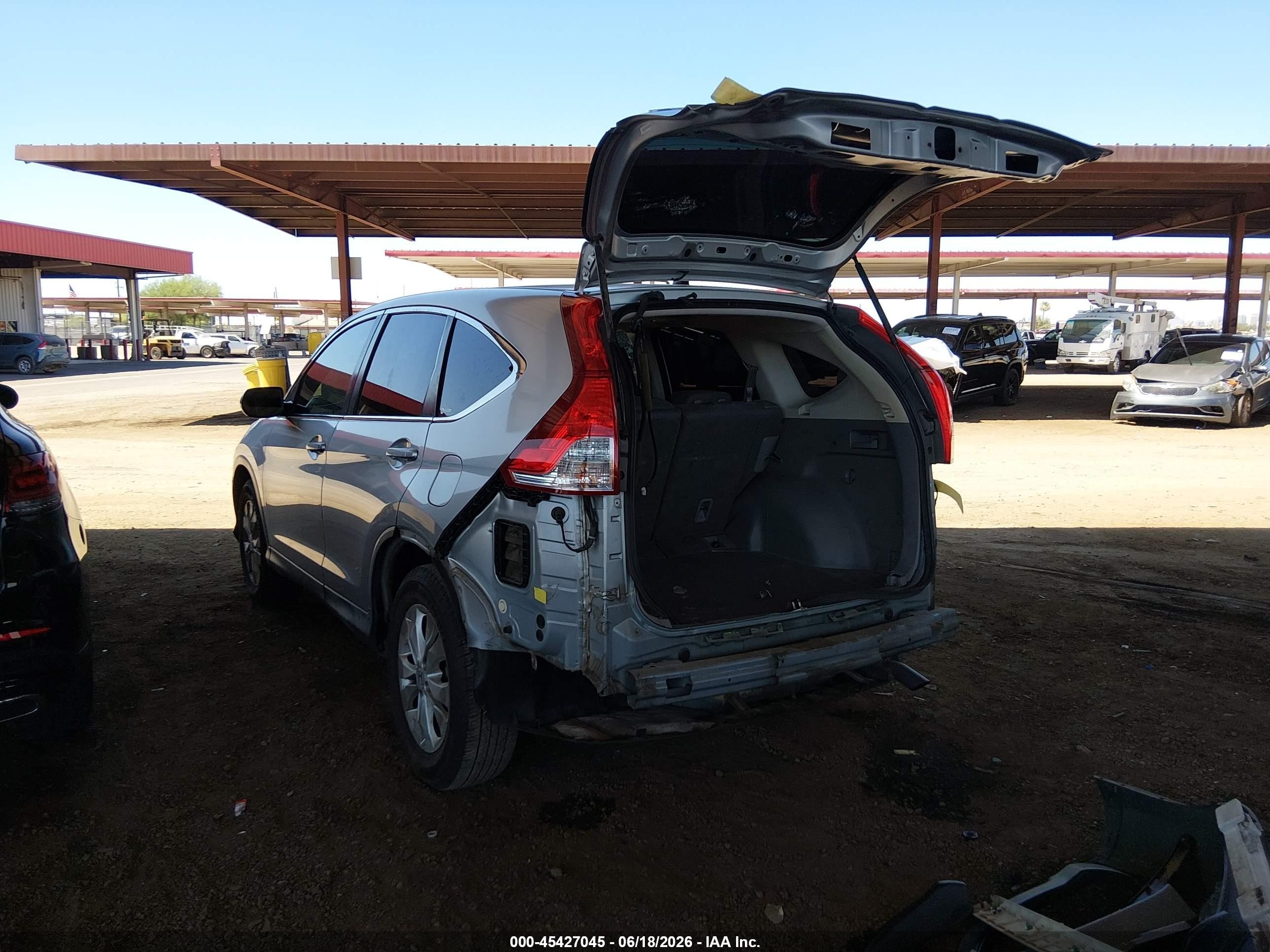 2012 Honda Cr-v Ex Silver vin: JHLRM3H58CC002436