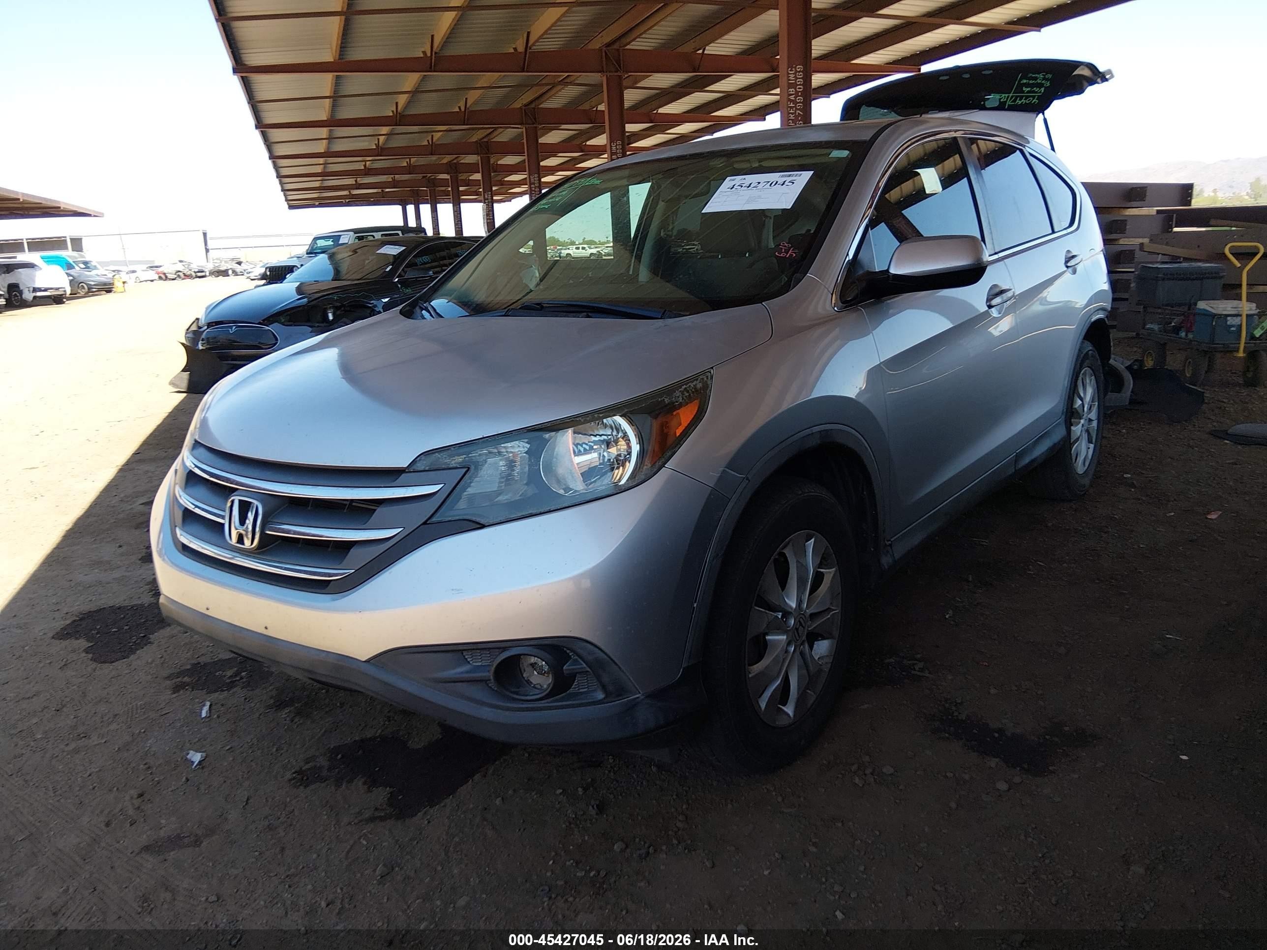 2012 Honda Cr-v Ex Silver vin: JHLRM3H58CC002436