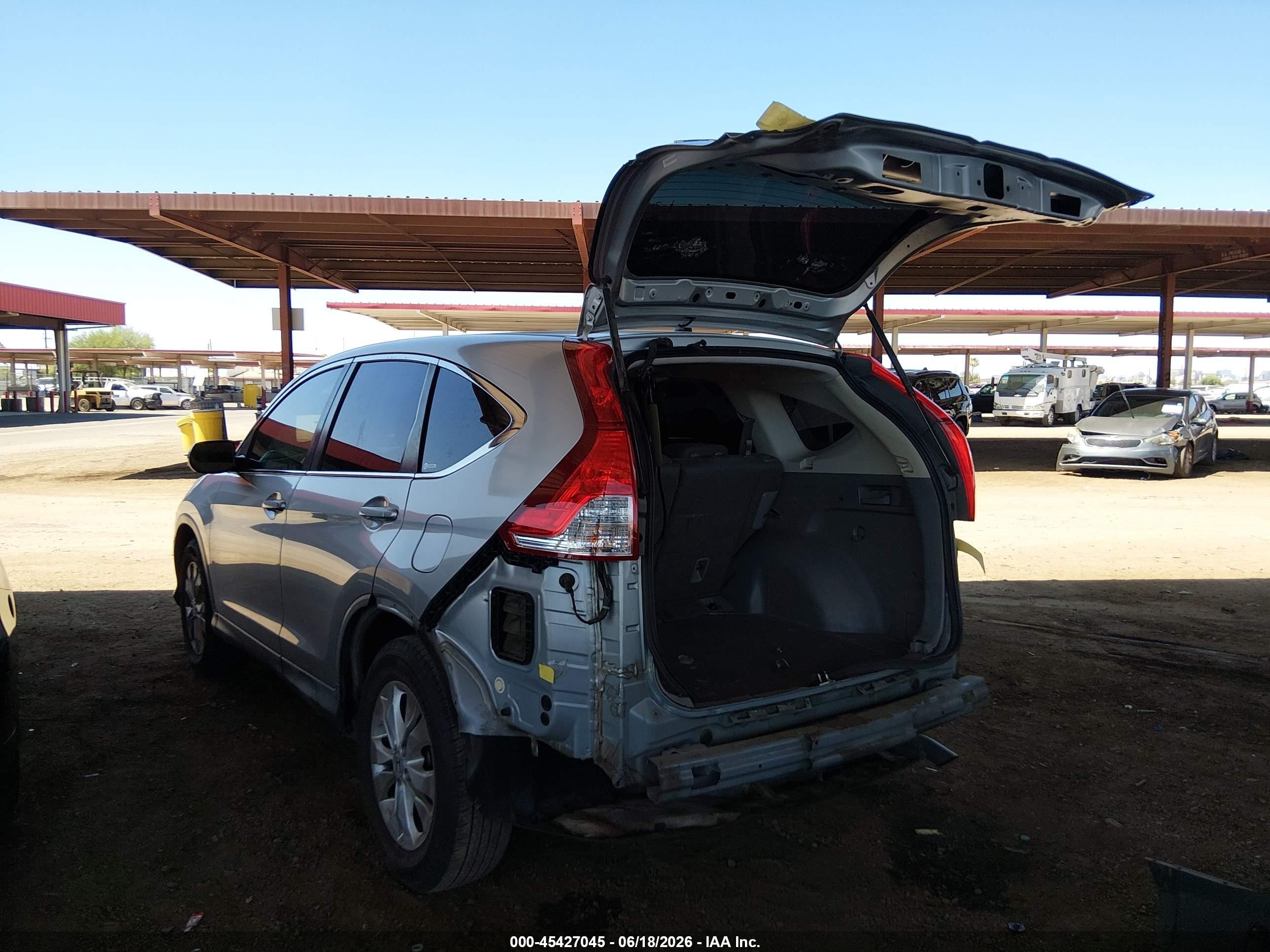 2012 Honda Cr-v Ex Silver vin: JHLRM3H58CC002436
