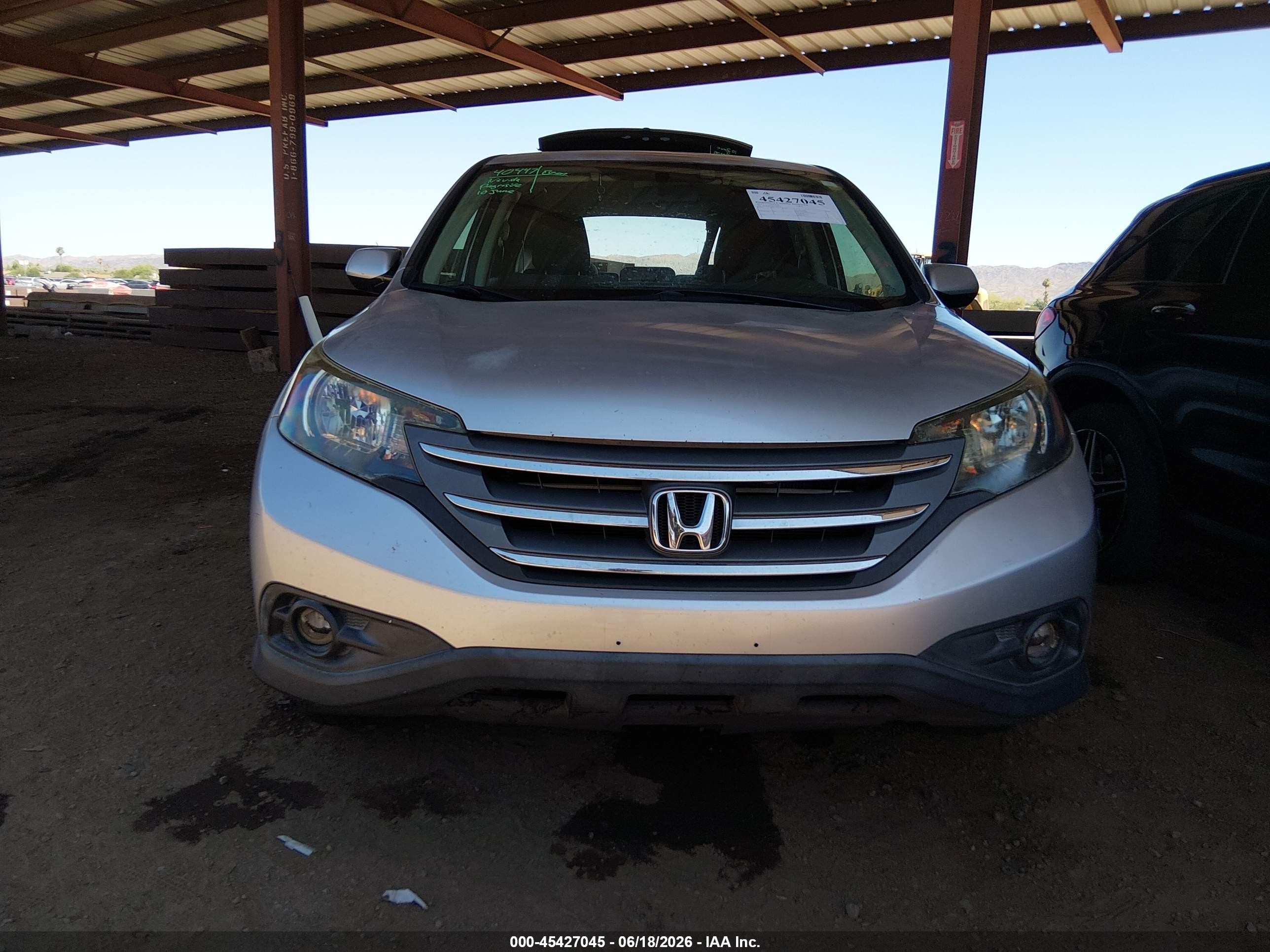 2012 Honda Cr-v Ex Silver vin: JHLRM3H58CC002436